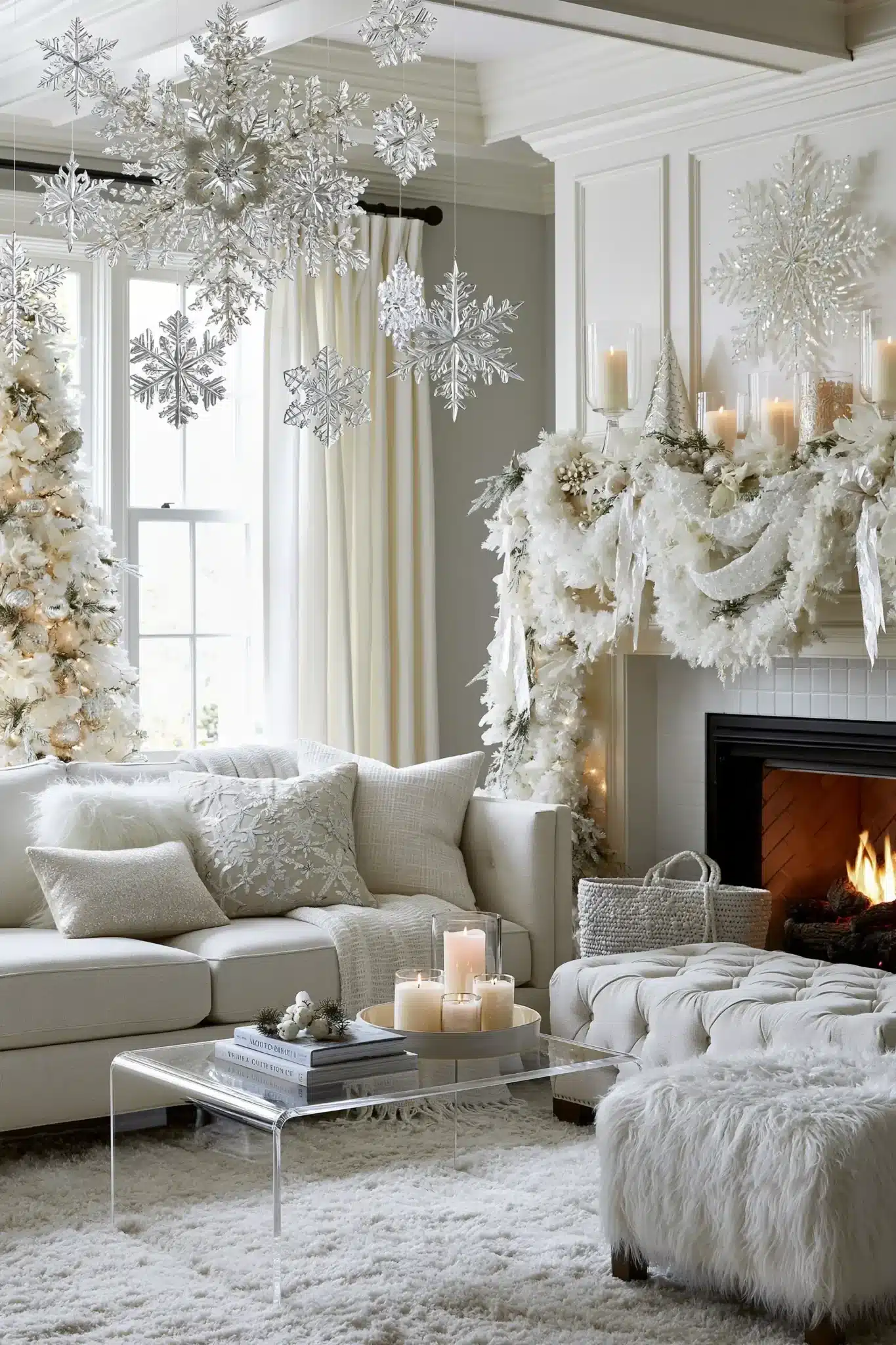 white christmas decor