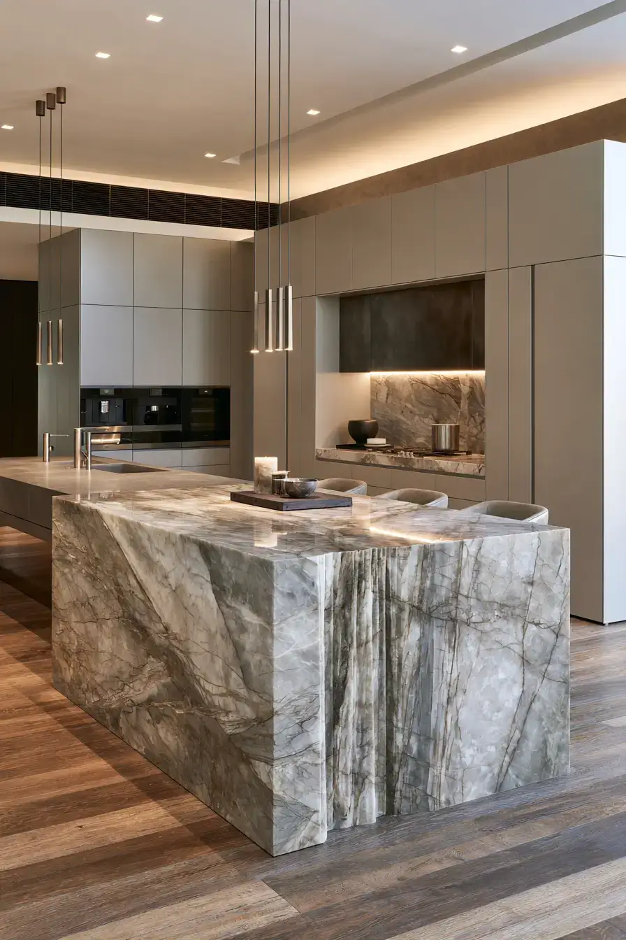 stone kitchen