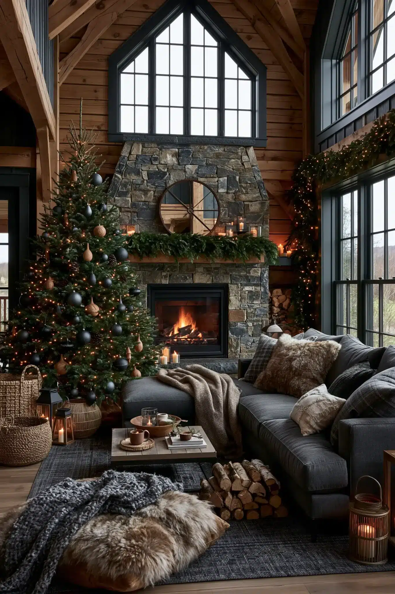 moody christmas decor