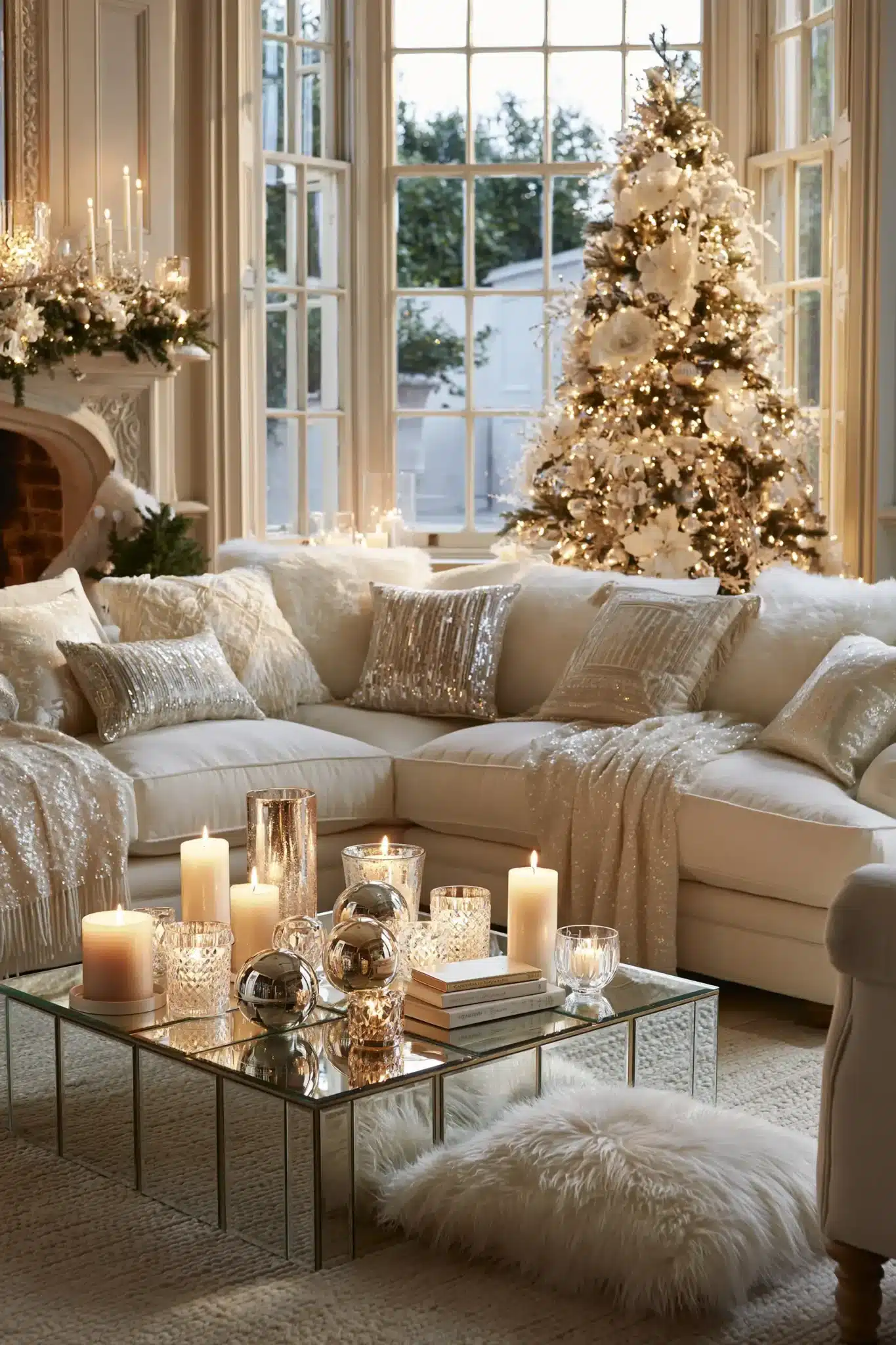 white christmas decor
