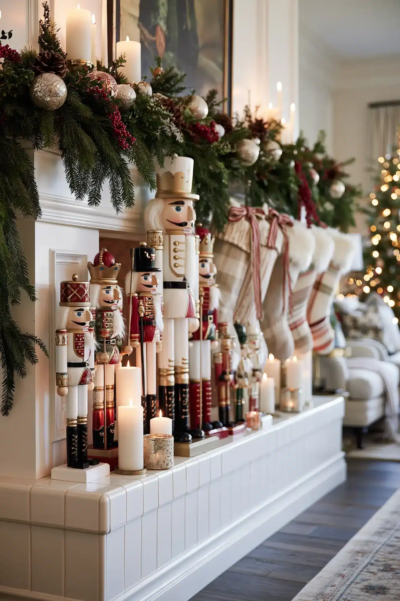 christmas mantle decor