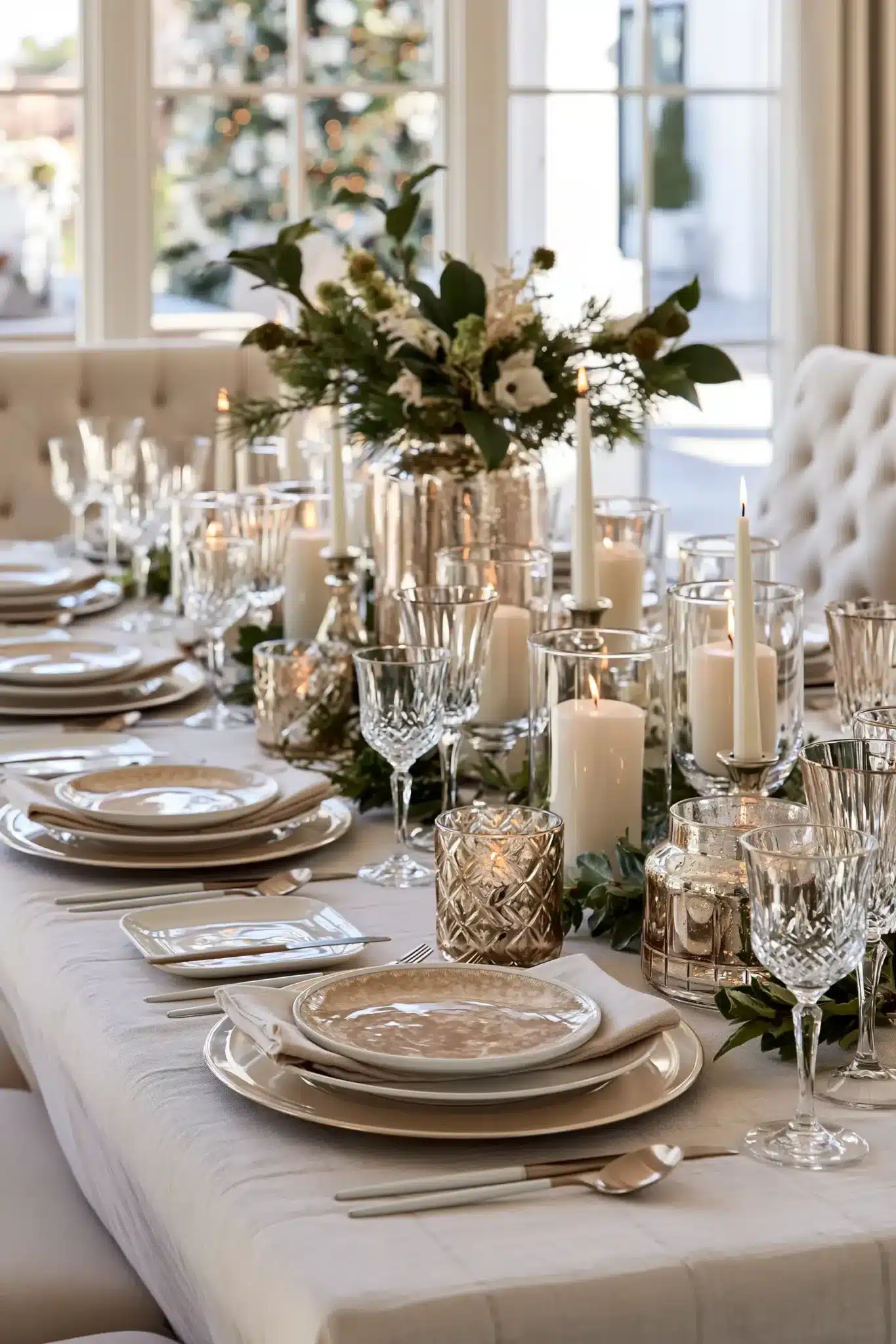 christmas table decor