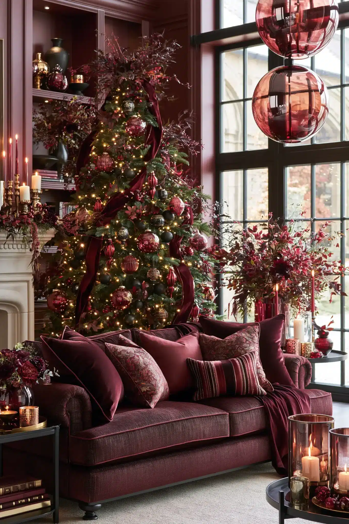 moody christmas decor