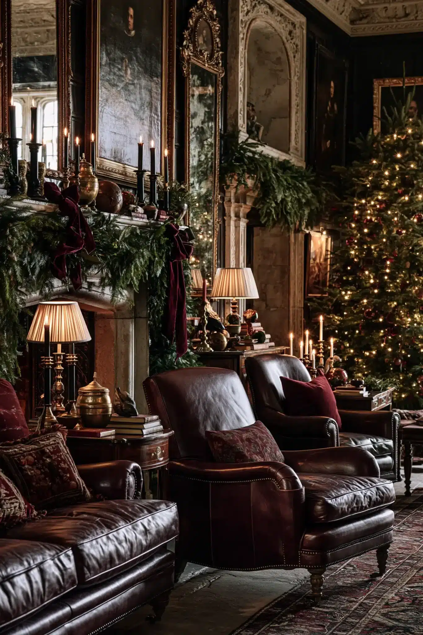 moody christmas decor