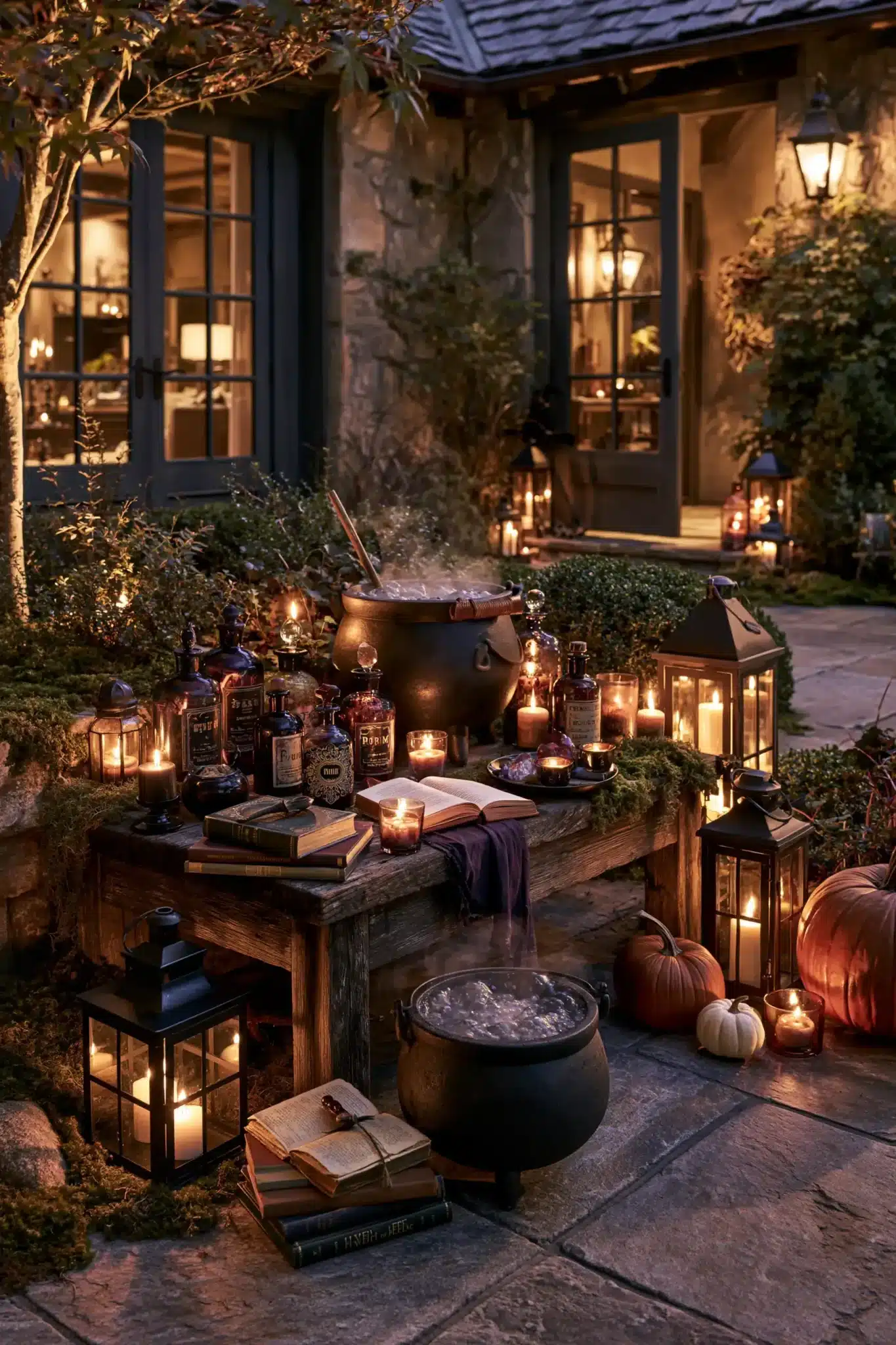 outdoor halloween decor