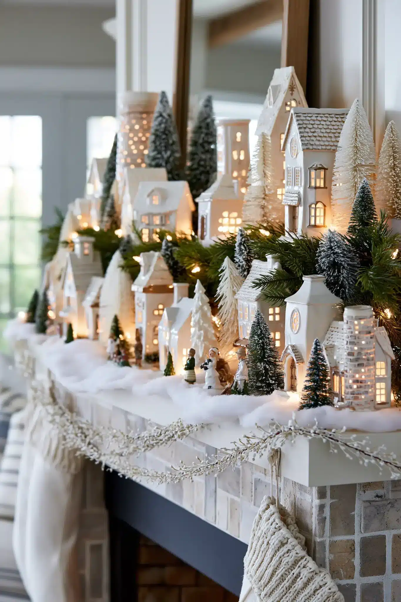 christmas fireplace decor ideas