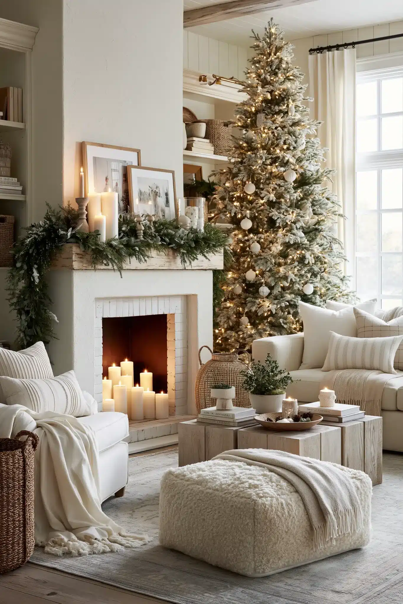 white christmas decor