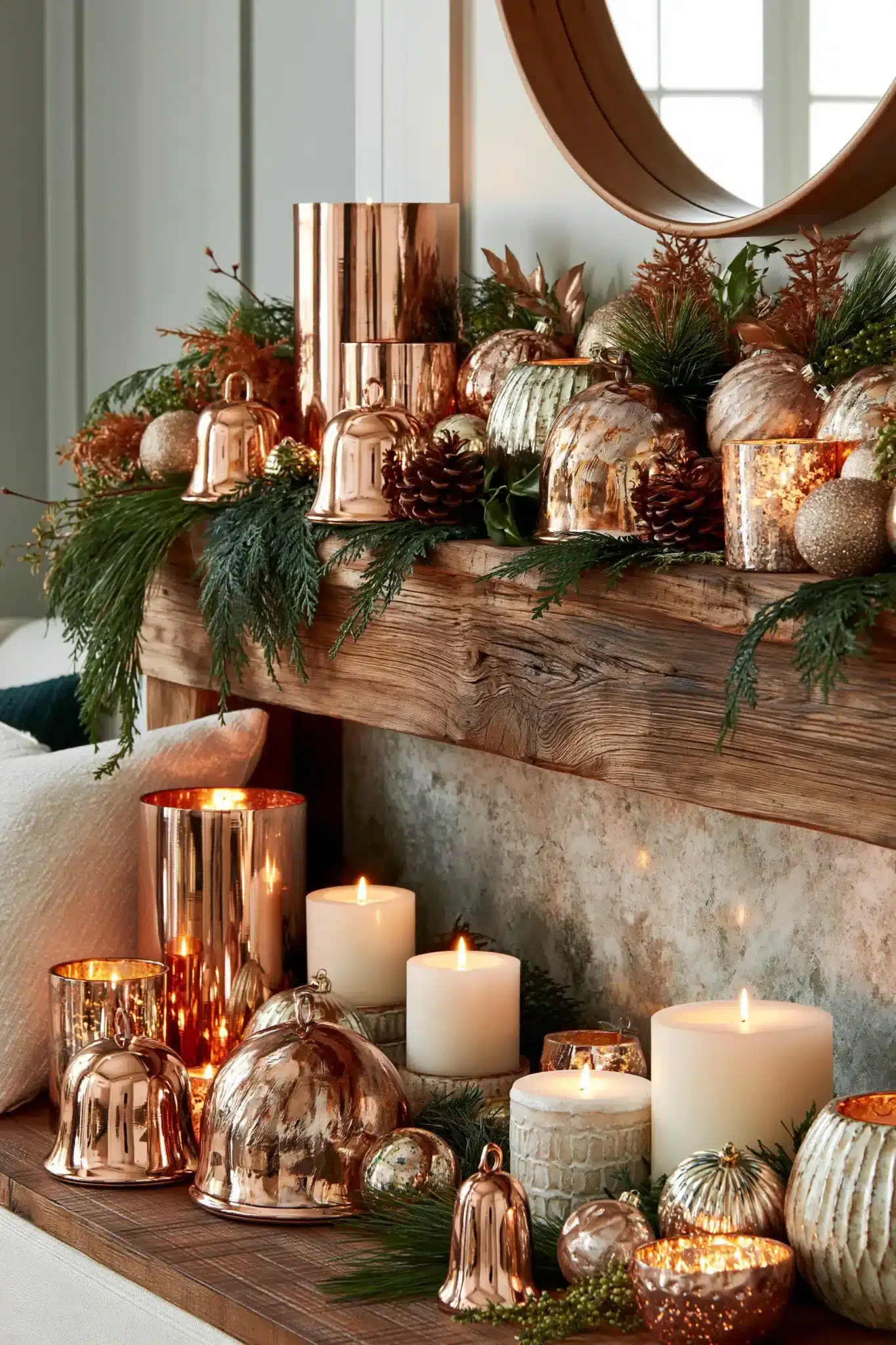 christmas mantle decor
