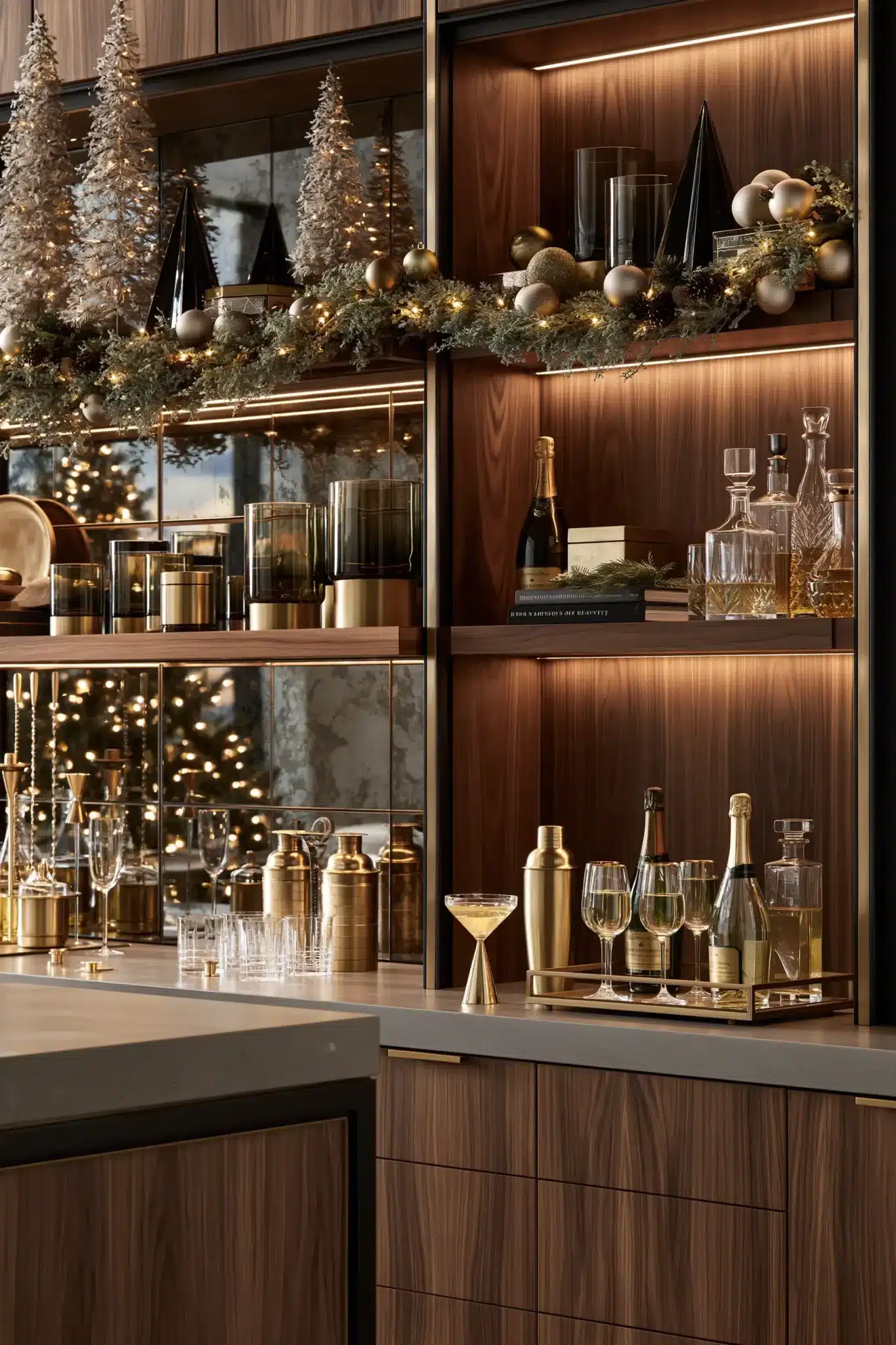 neutral christmas decor