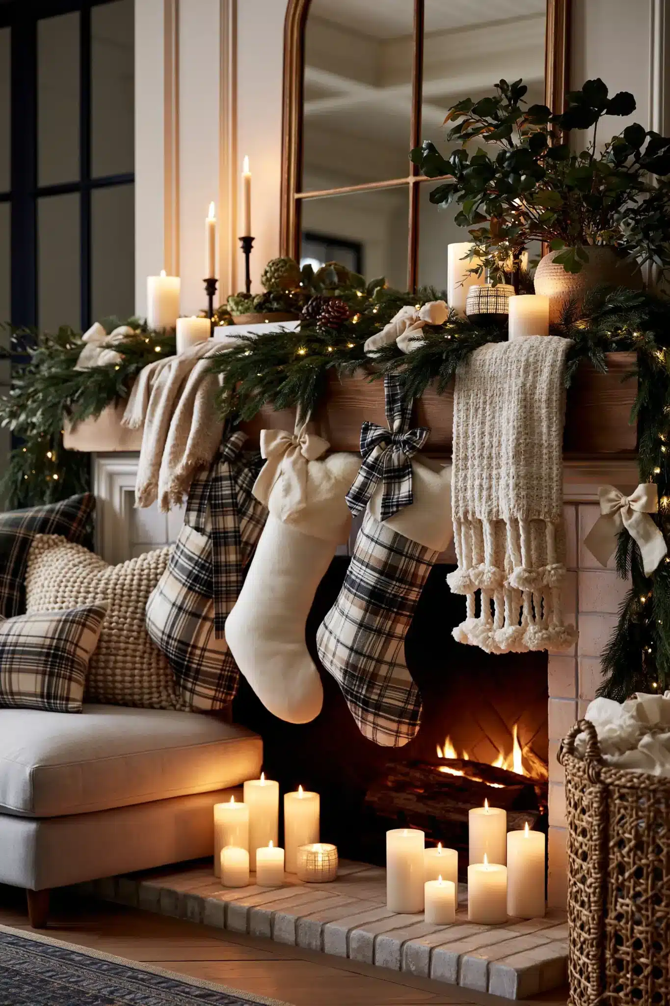 christmas mantle decor