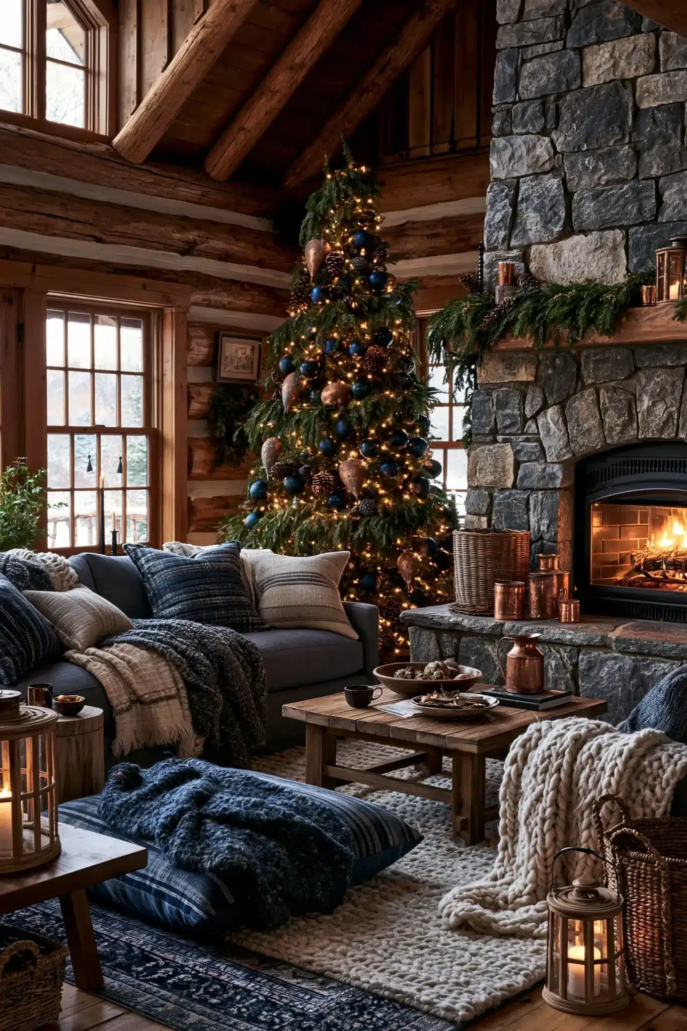 moody christmas decor