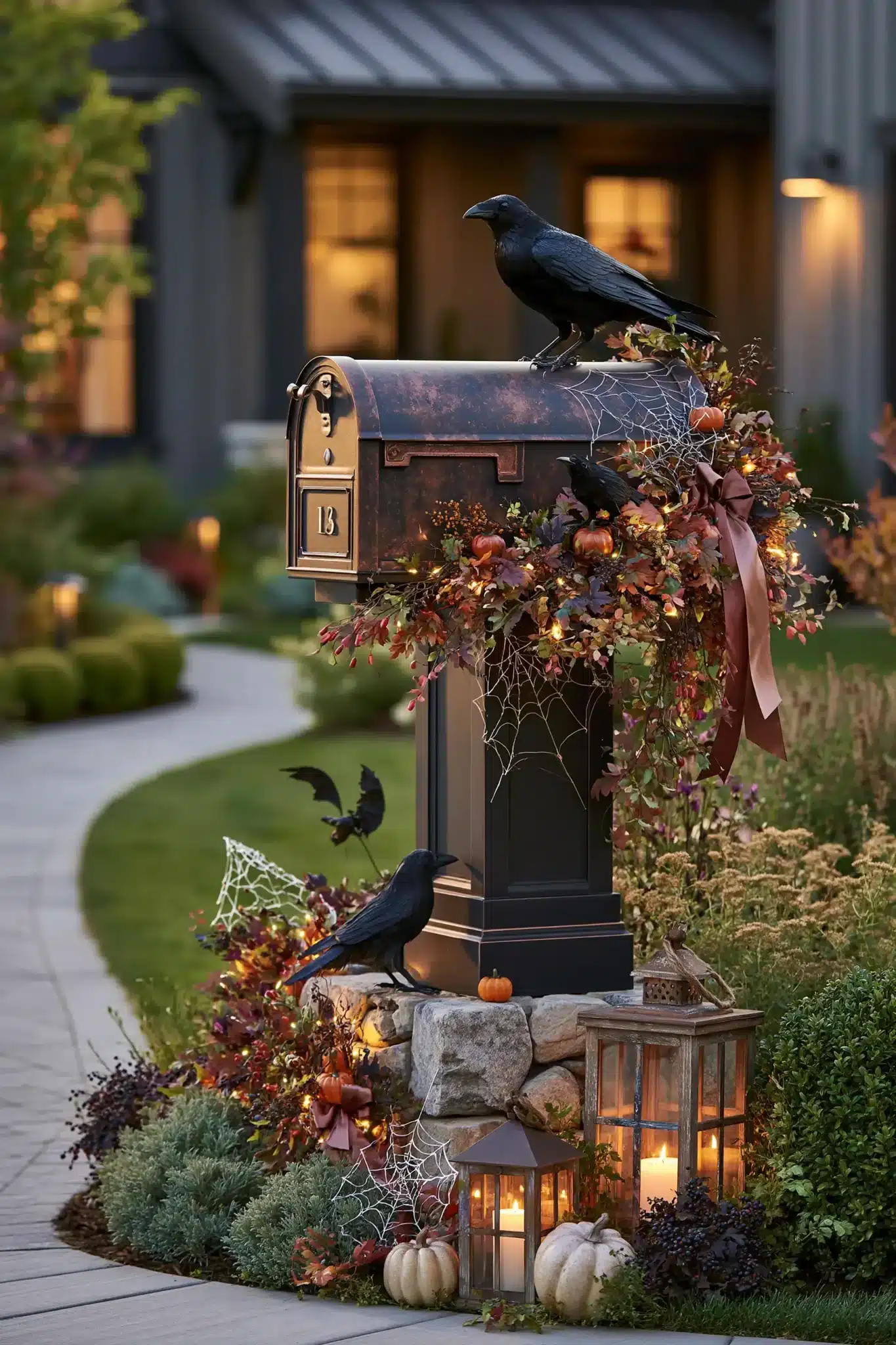 outdoor halloween decor
