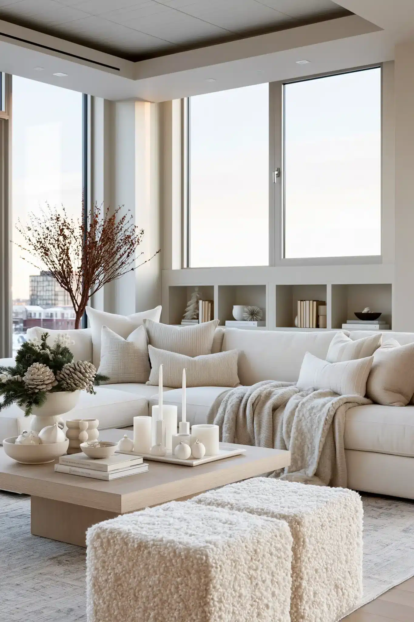 white christmas decor