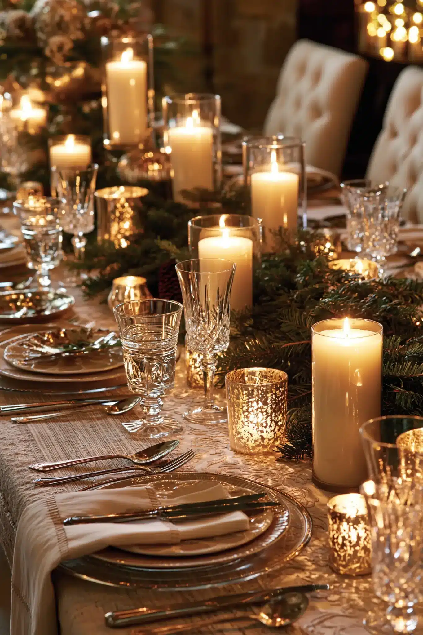 christmas table decor