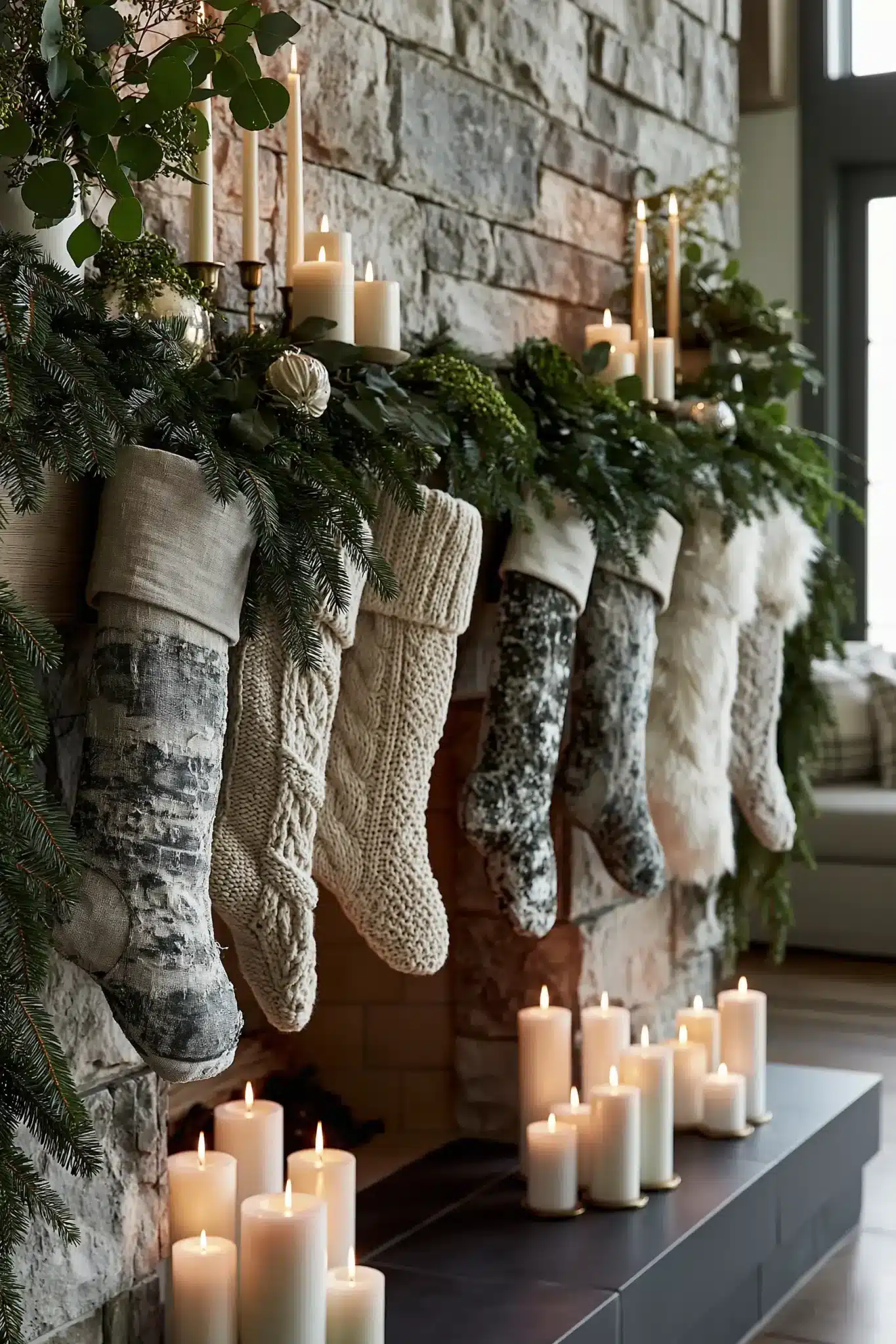 christmas mantle decor