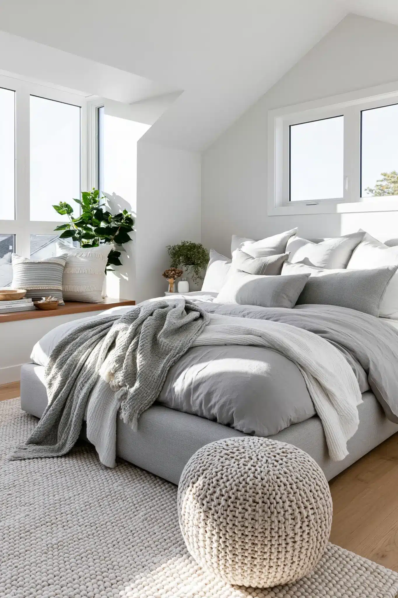 grey and white bedroom ideas