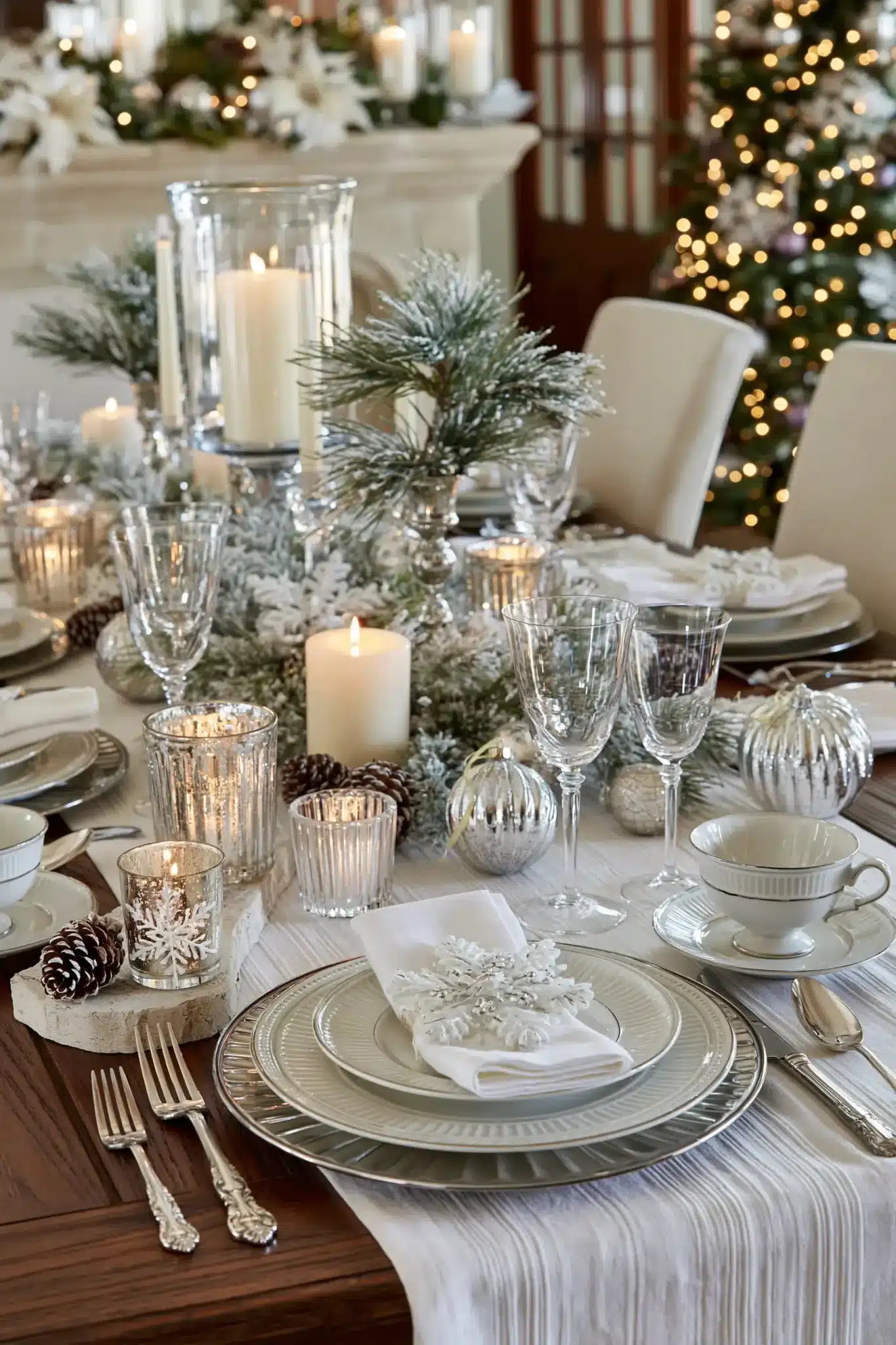 christmas table decor