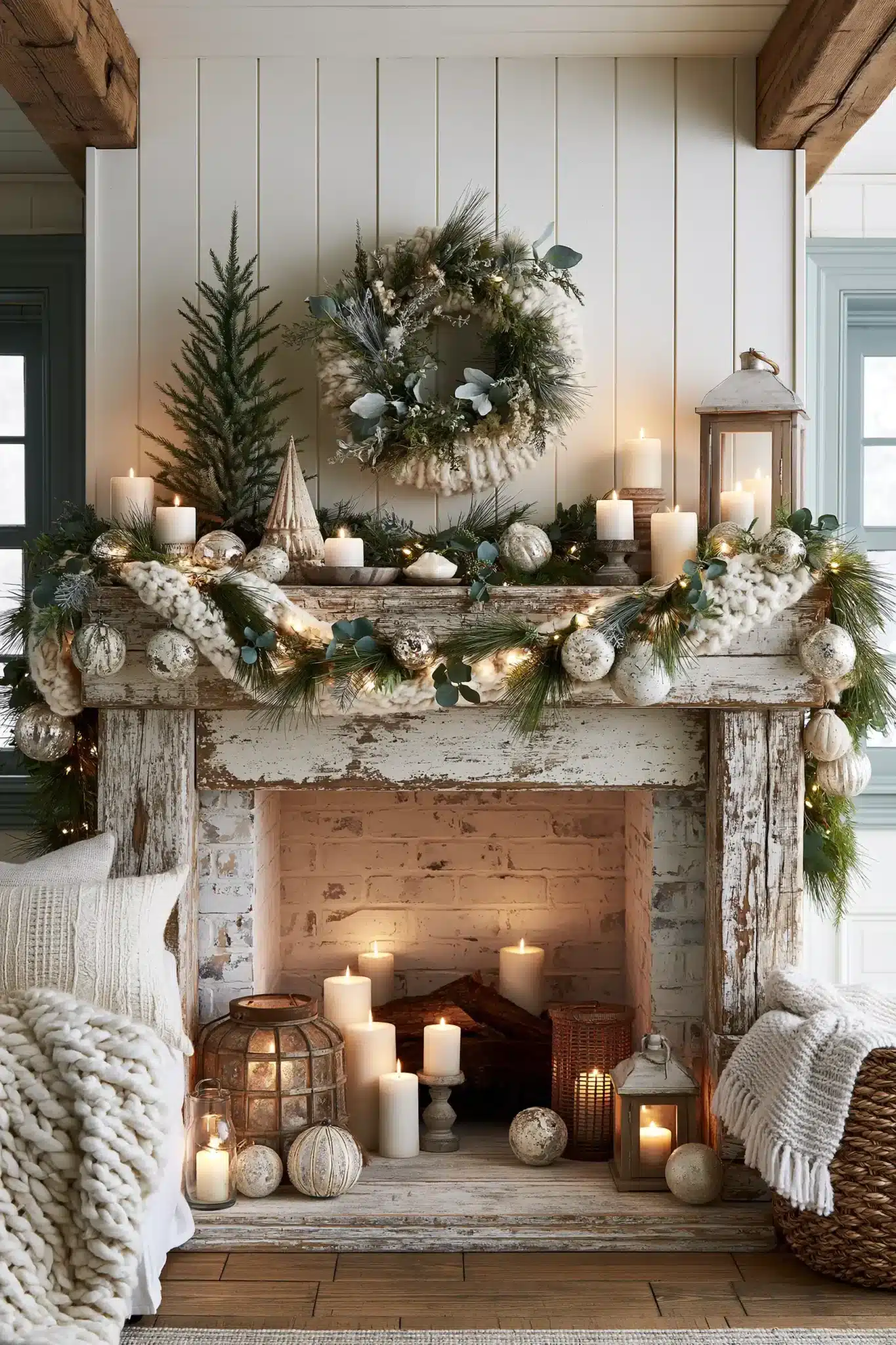christmas mantle decor