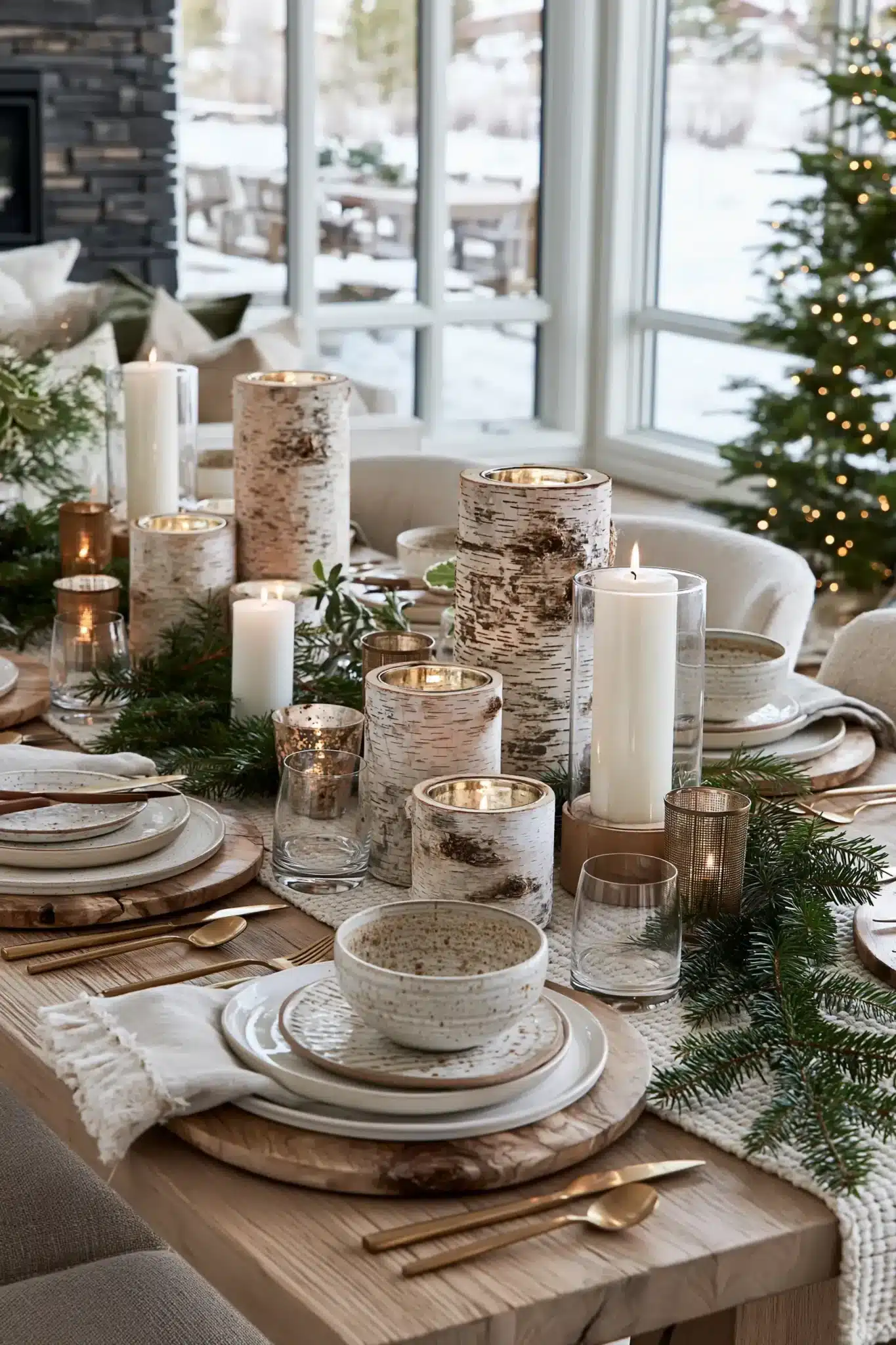 christmas table decor