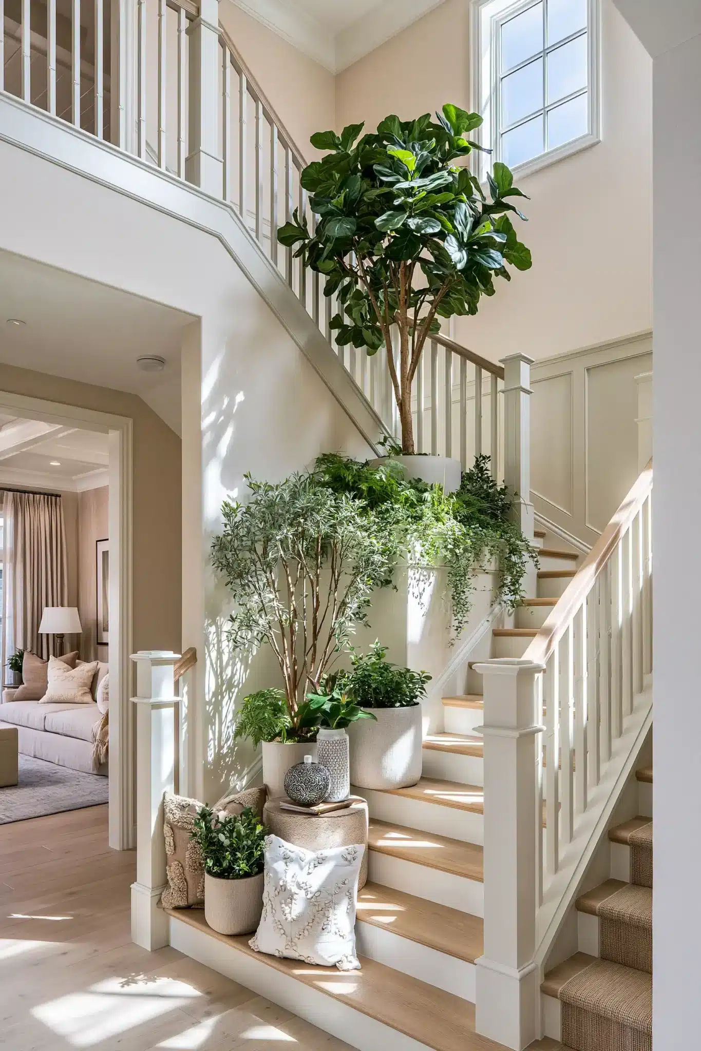 indoor staircase gardens