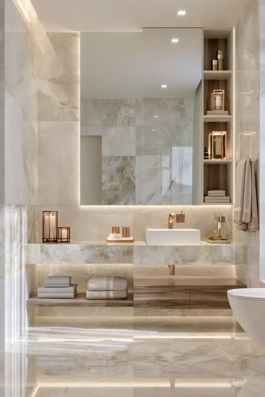 stone bathroom