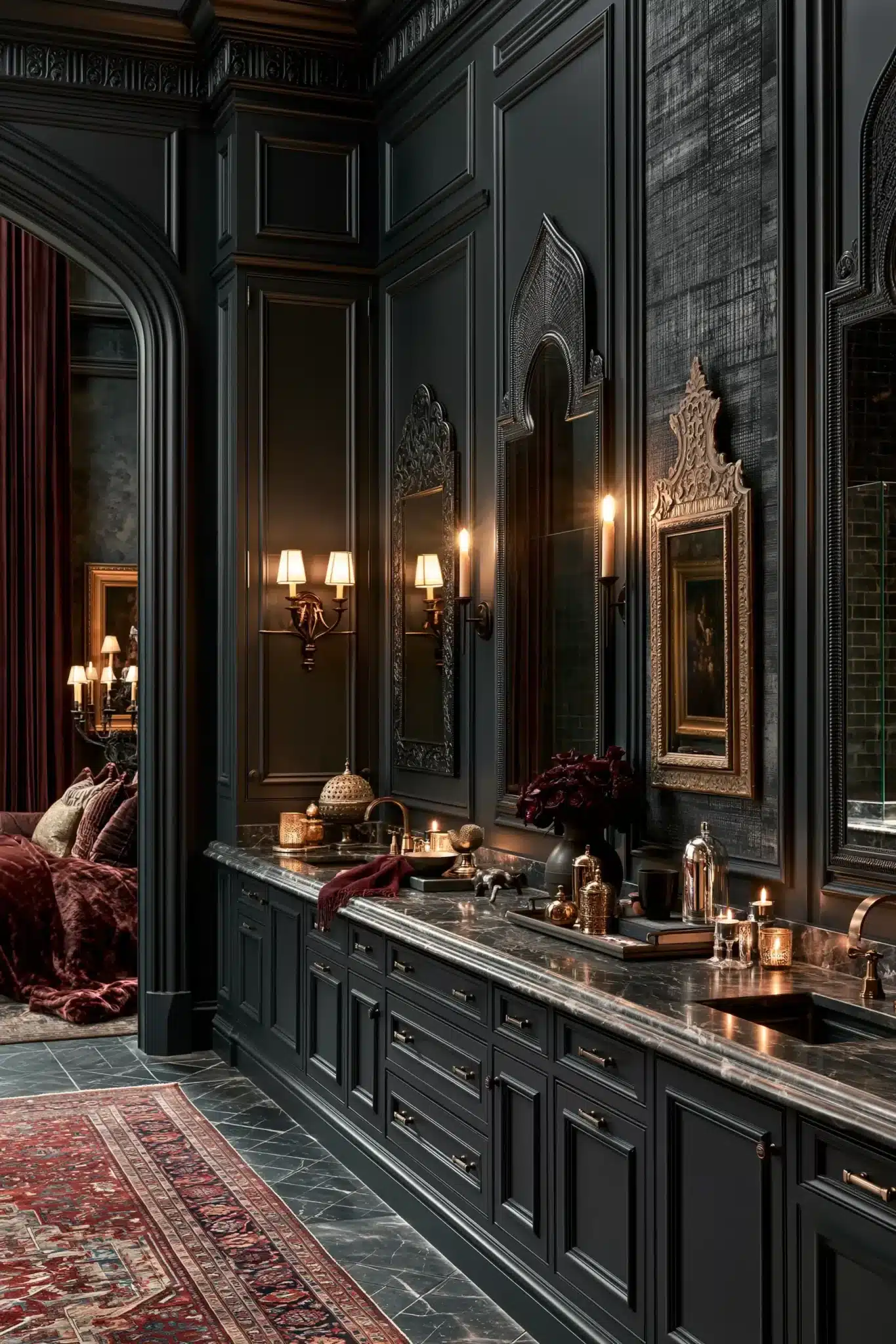 gothic bathroom