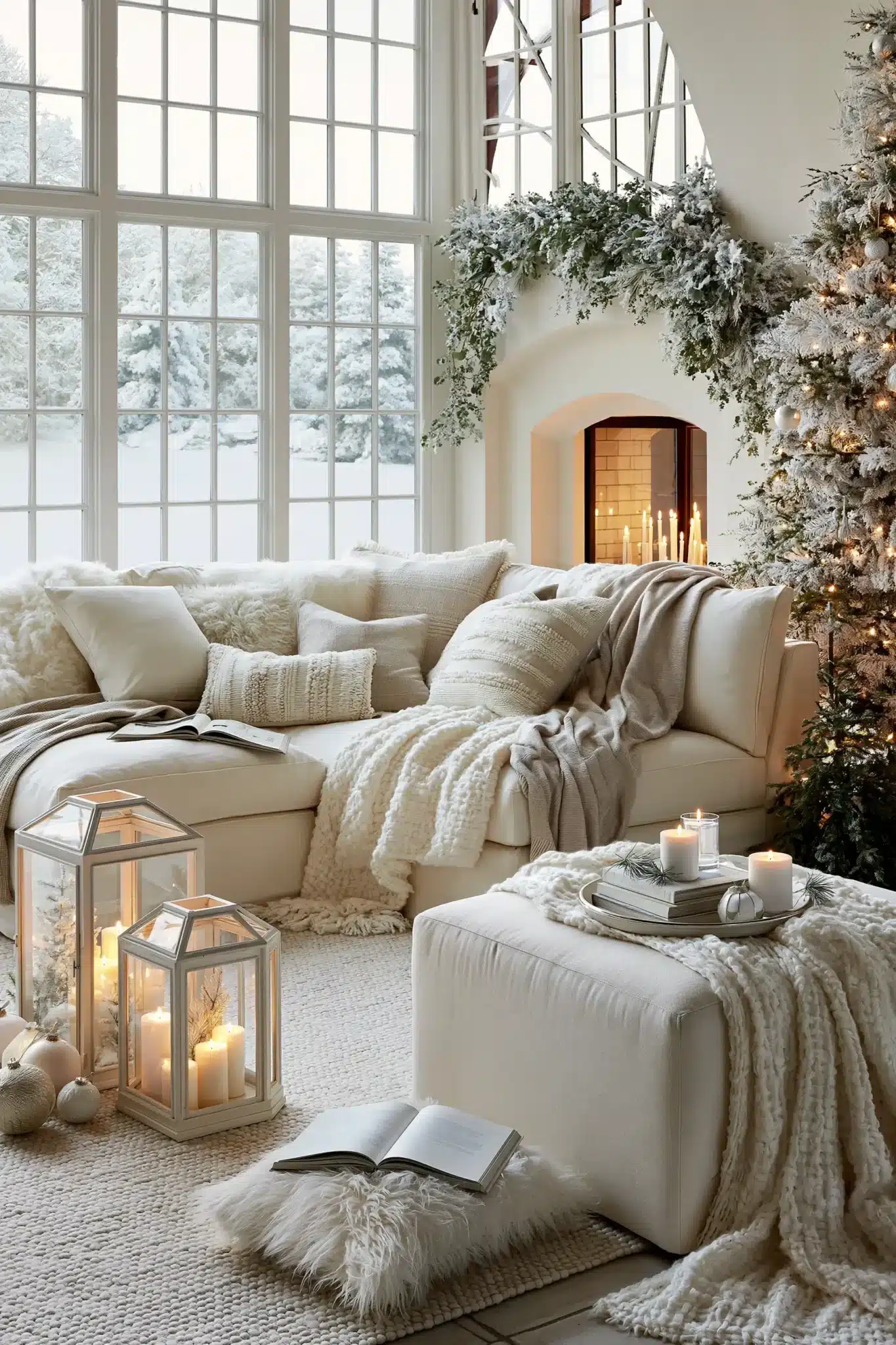 white christmas decor