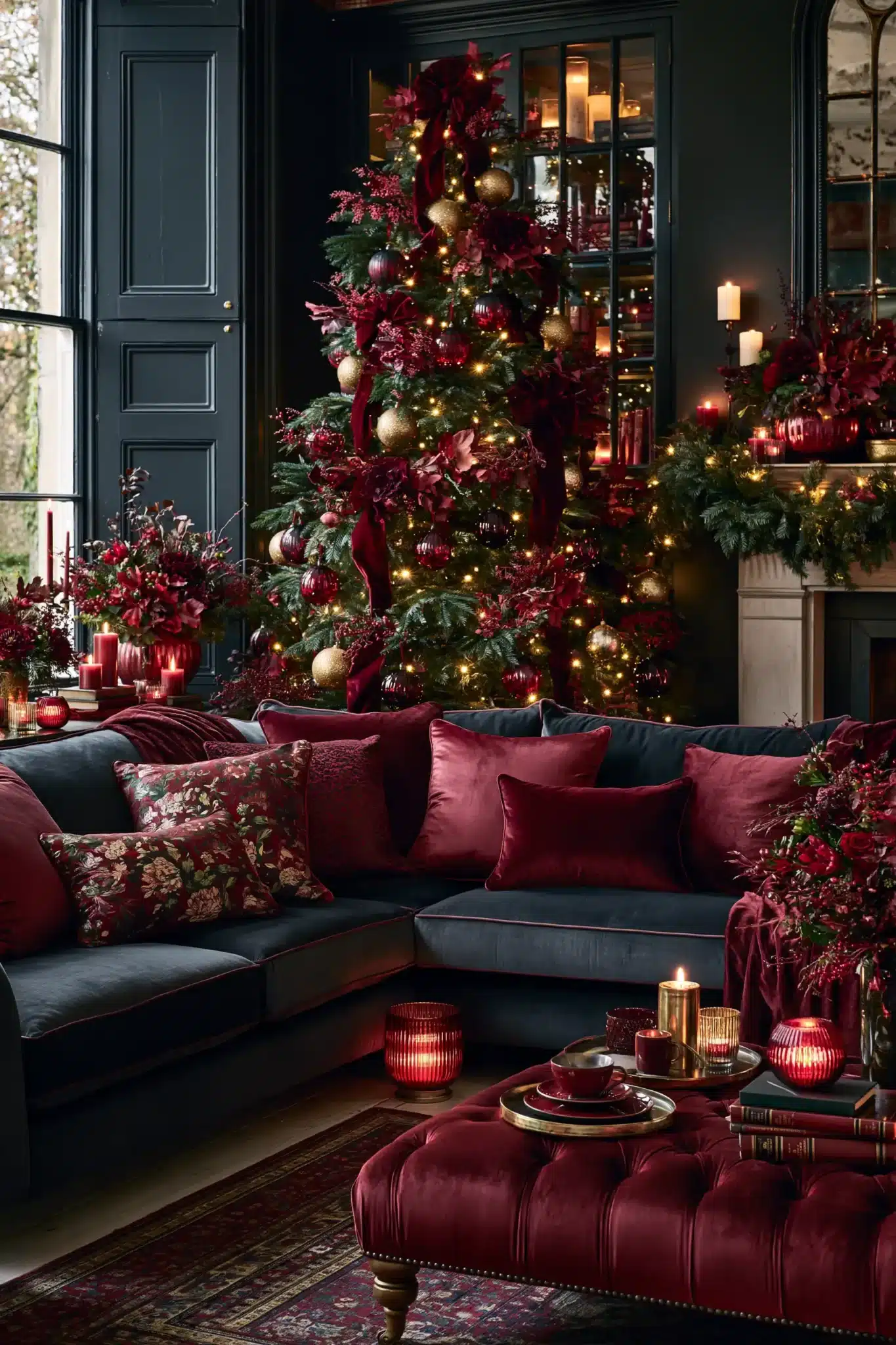 moody christmas decor