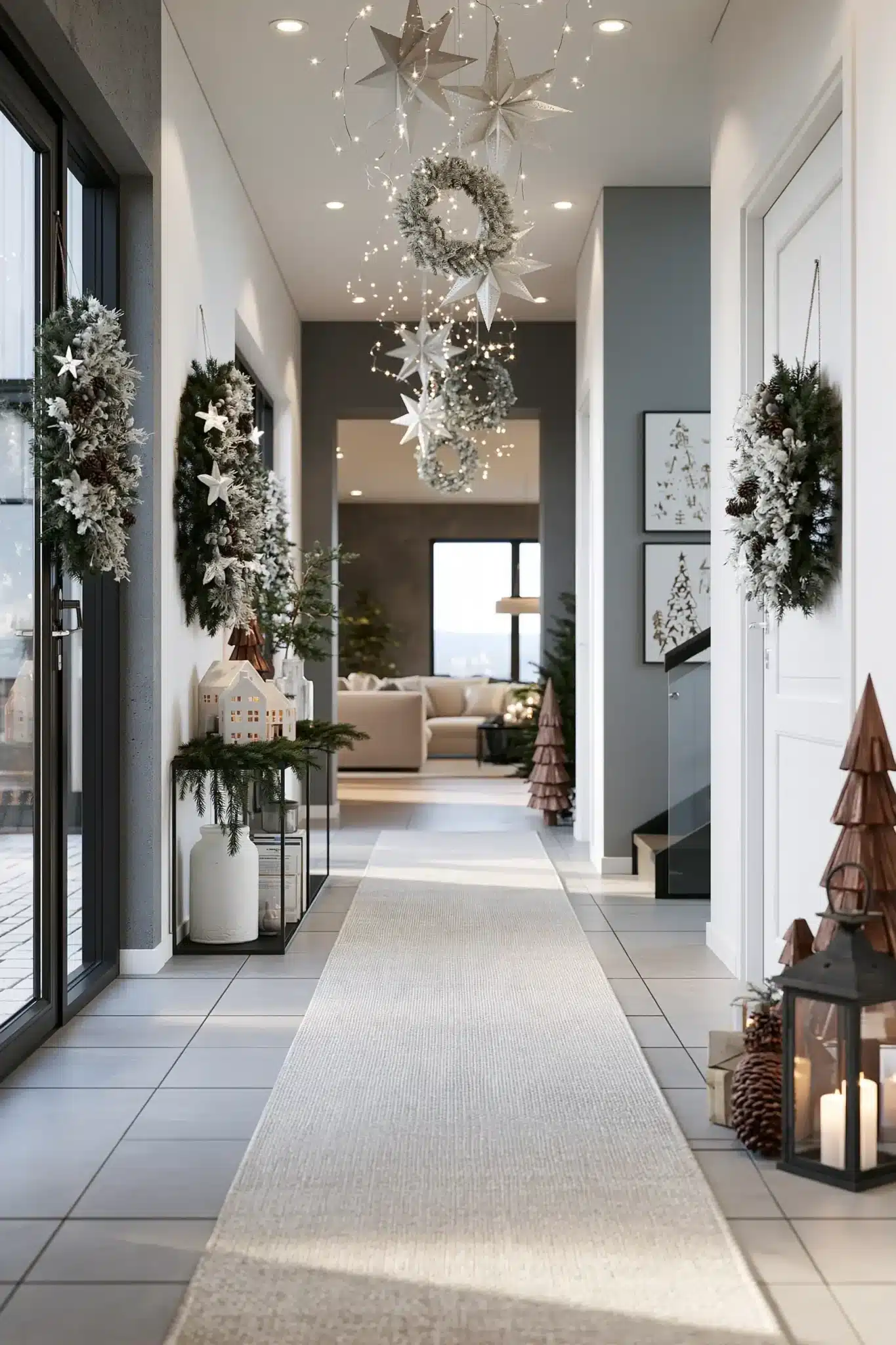 neutral christmas decor
