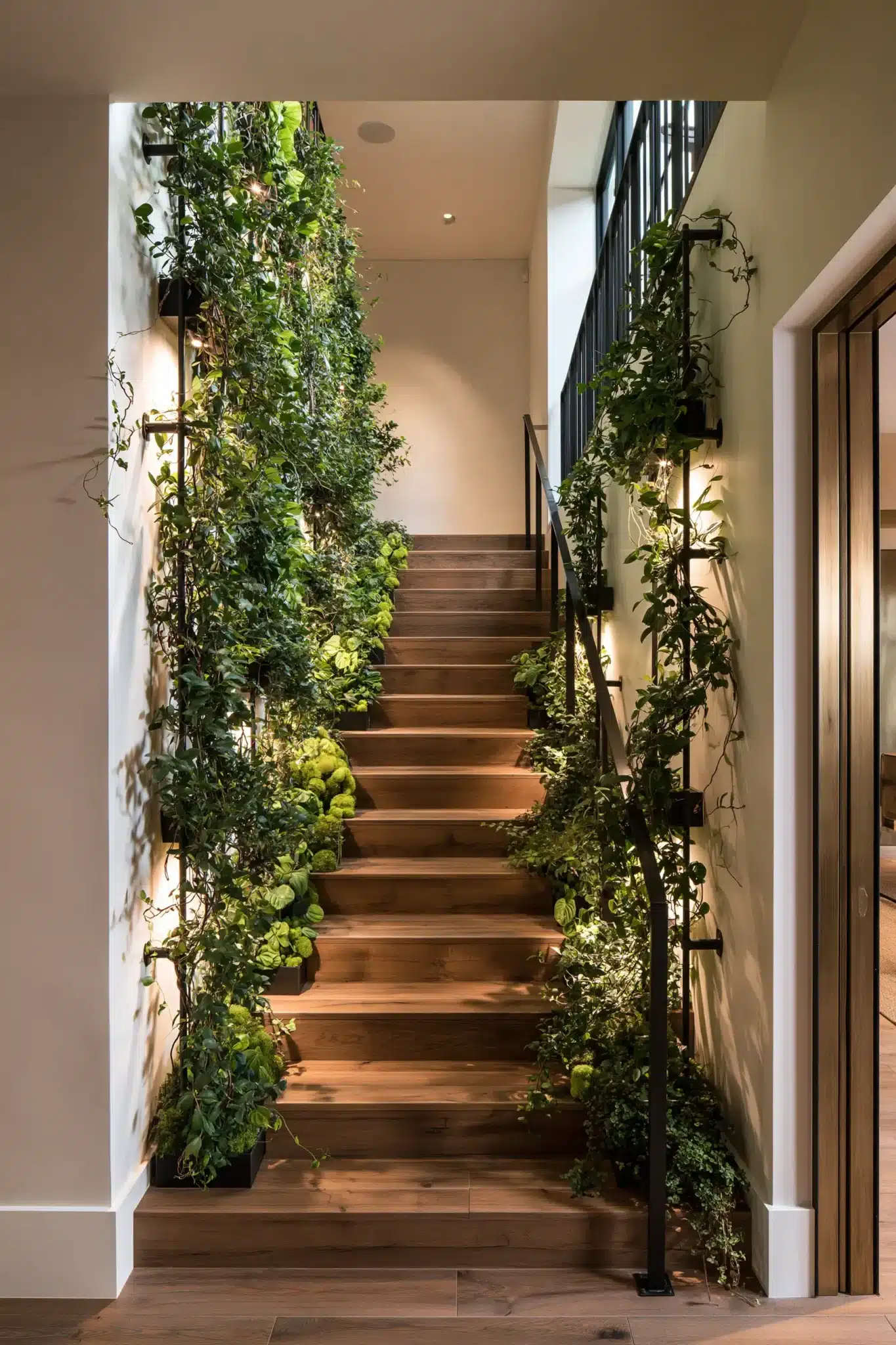 indoor staircase gardens