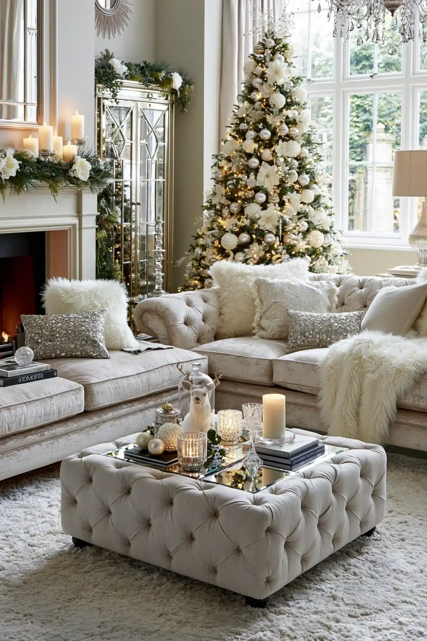 white christmas decor