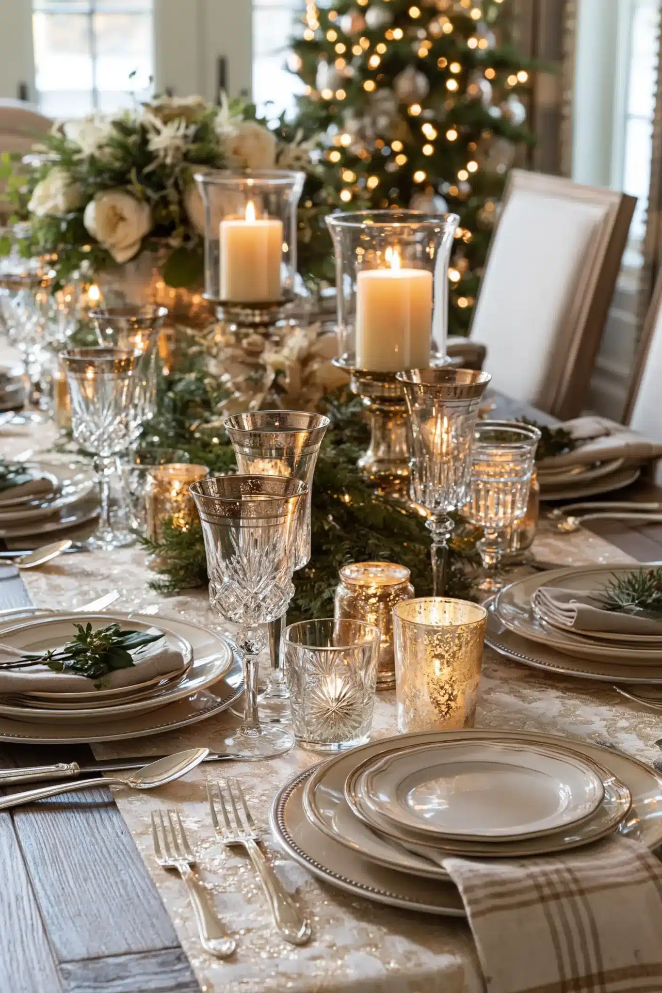 christmas table decor
