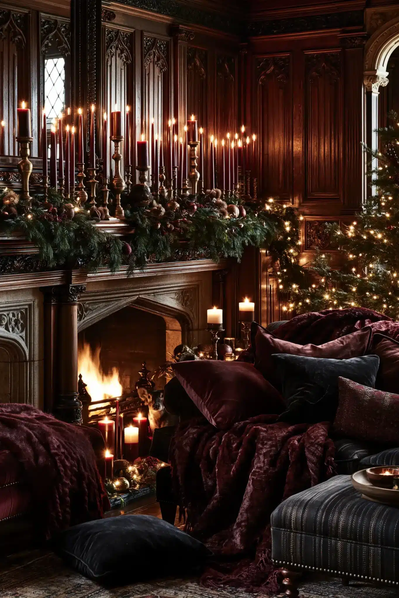 moody christmas decor