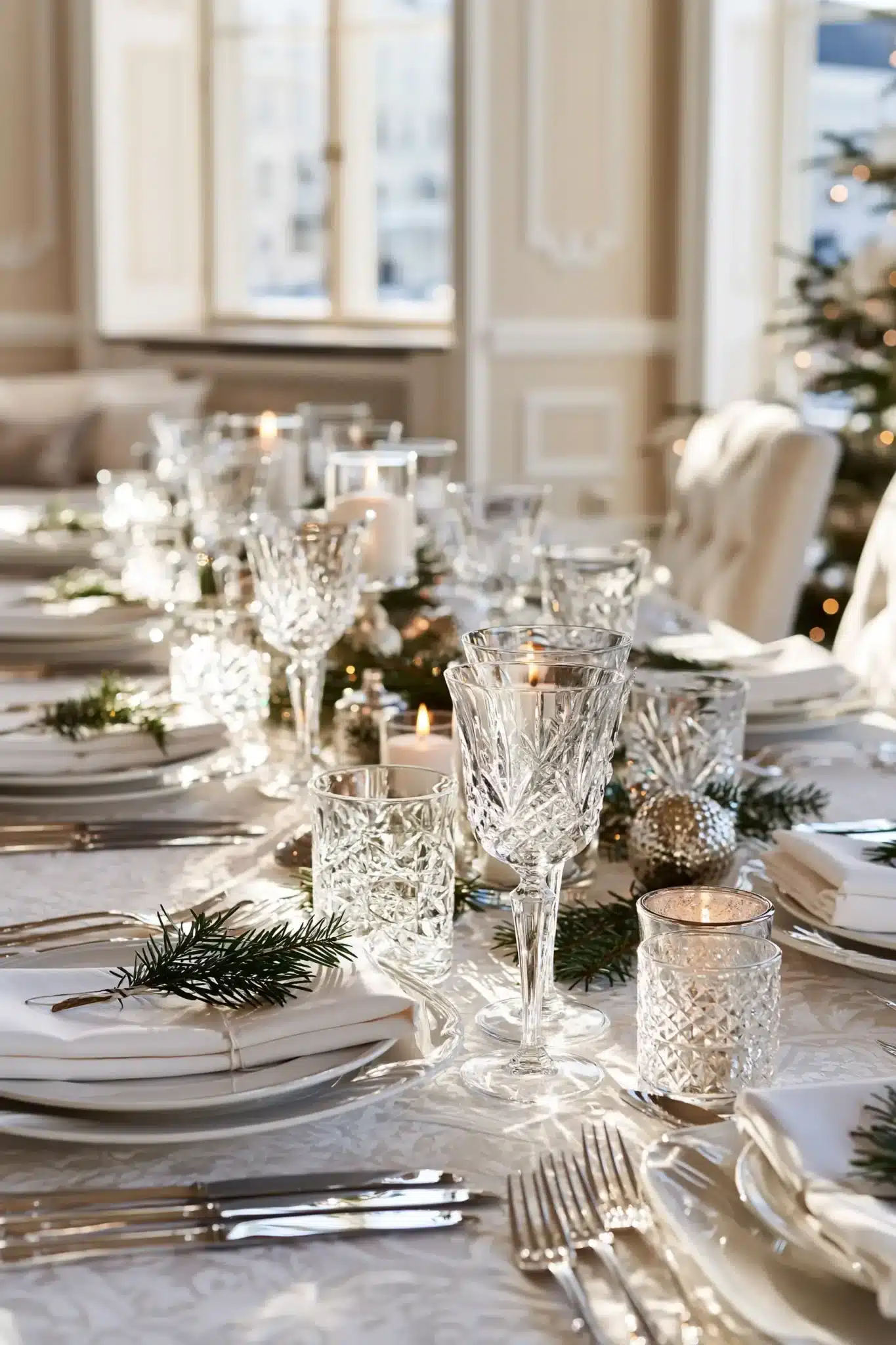 christmas table decor