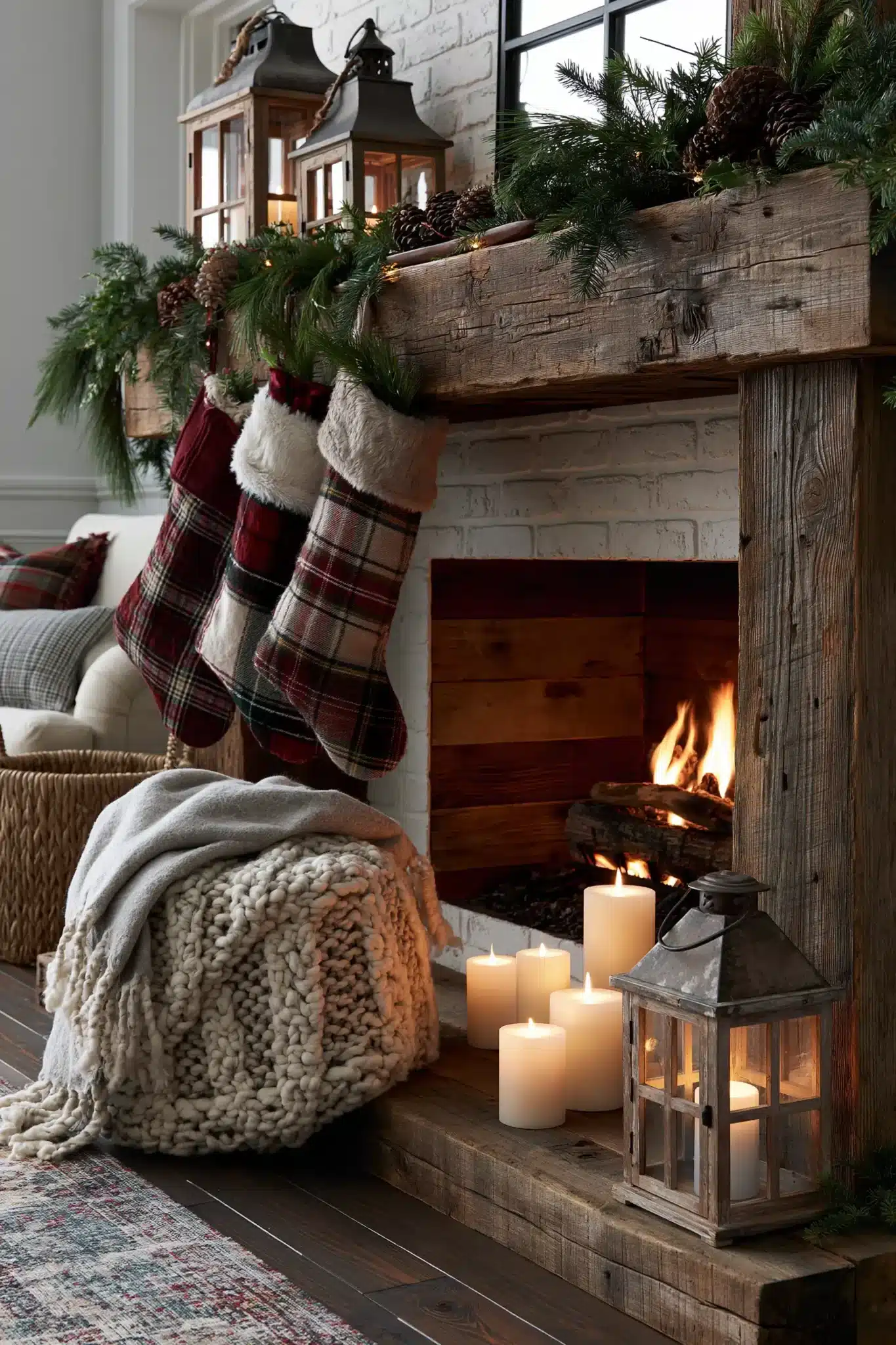 christmas mantle decor