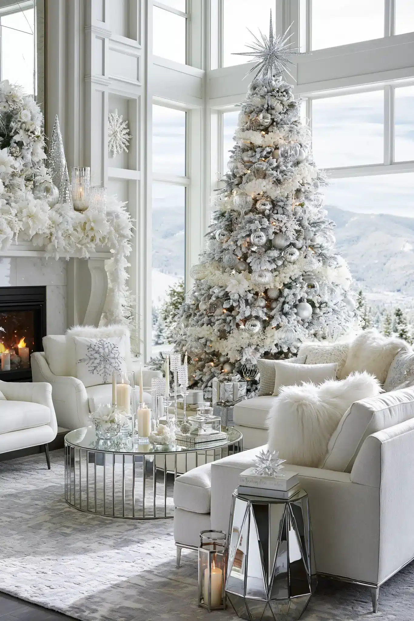 white christmas decor