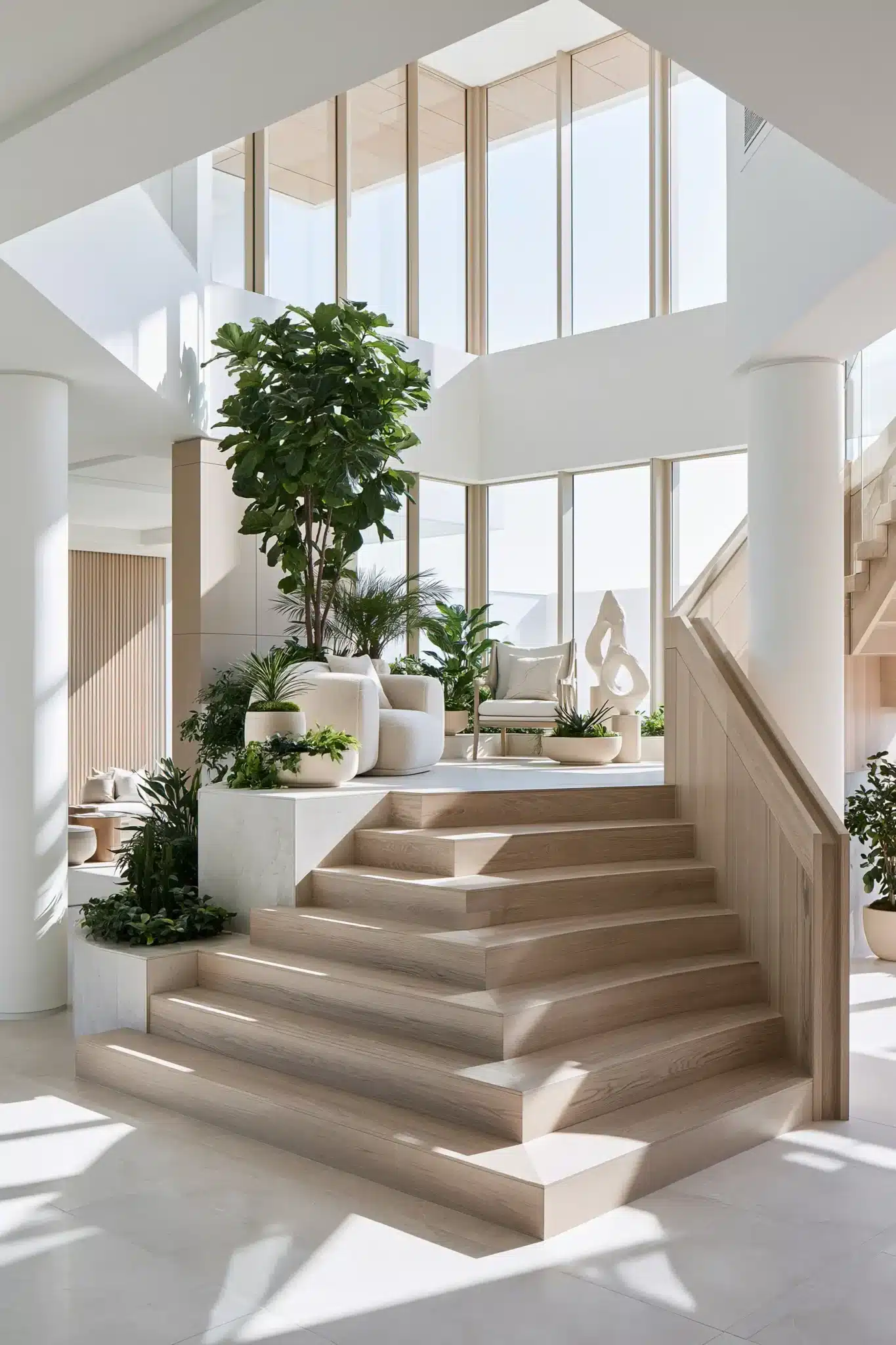 indoor staircase gardens