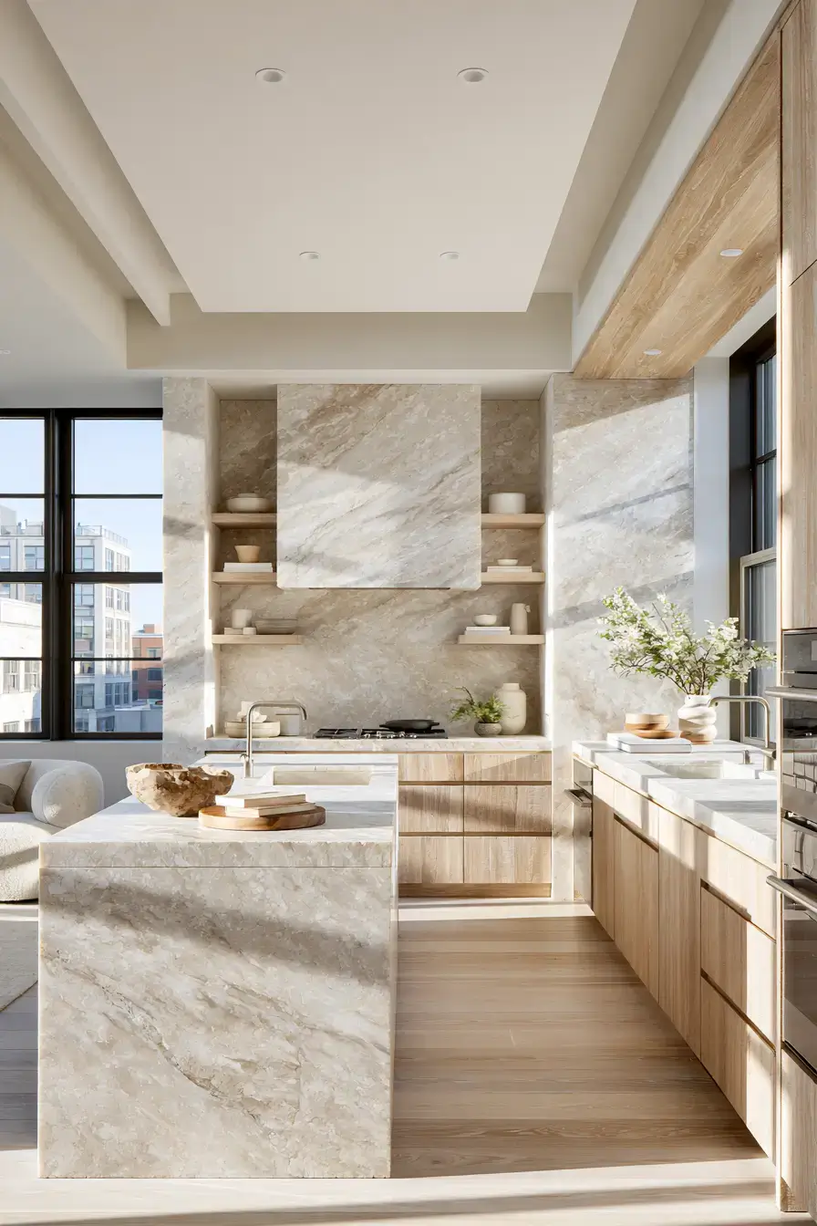 stone kitchen