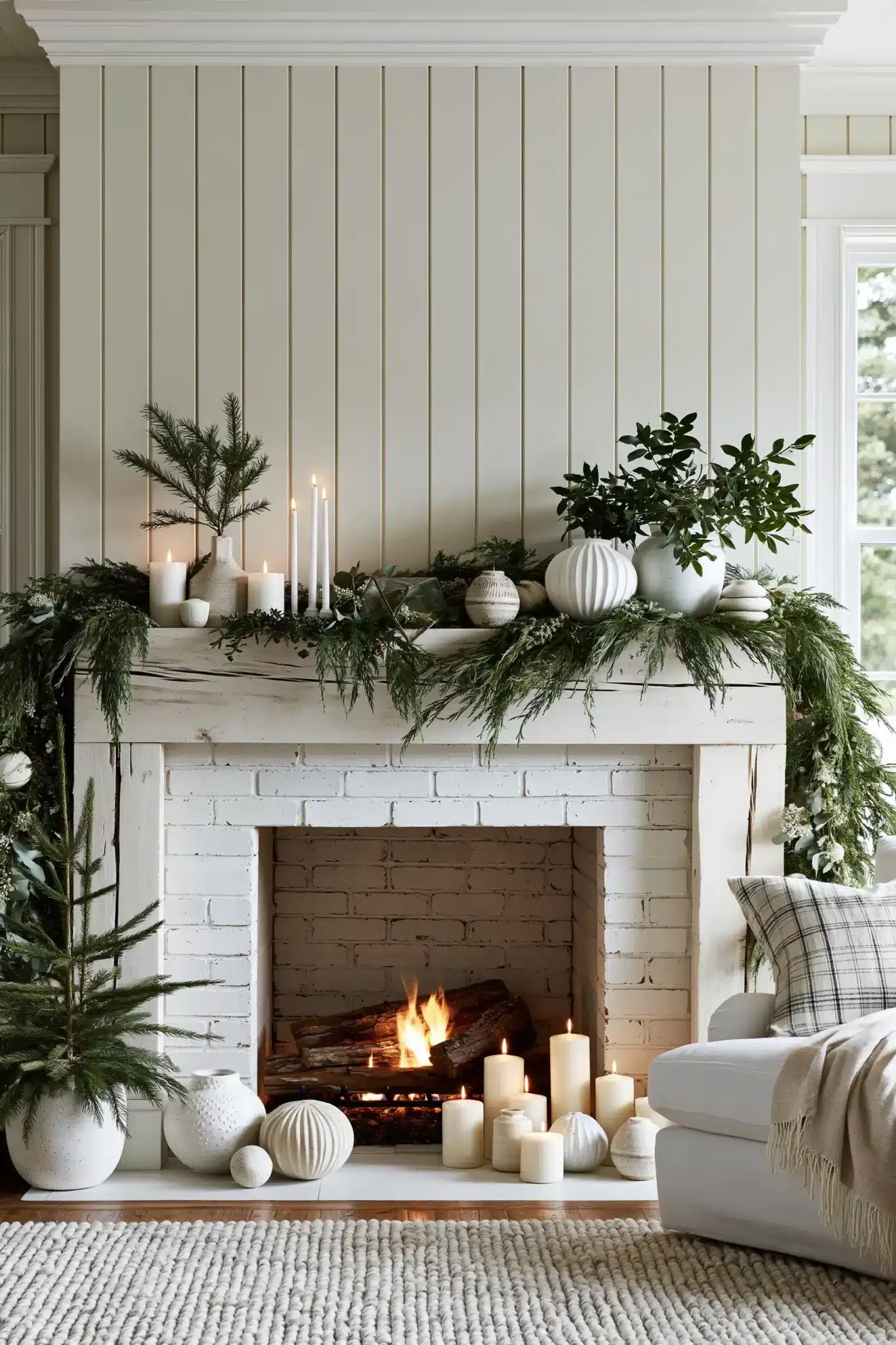 christmas mantle decor