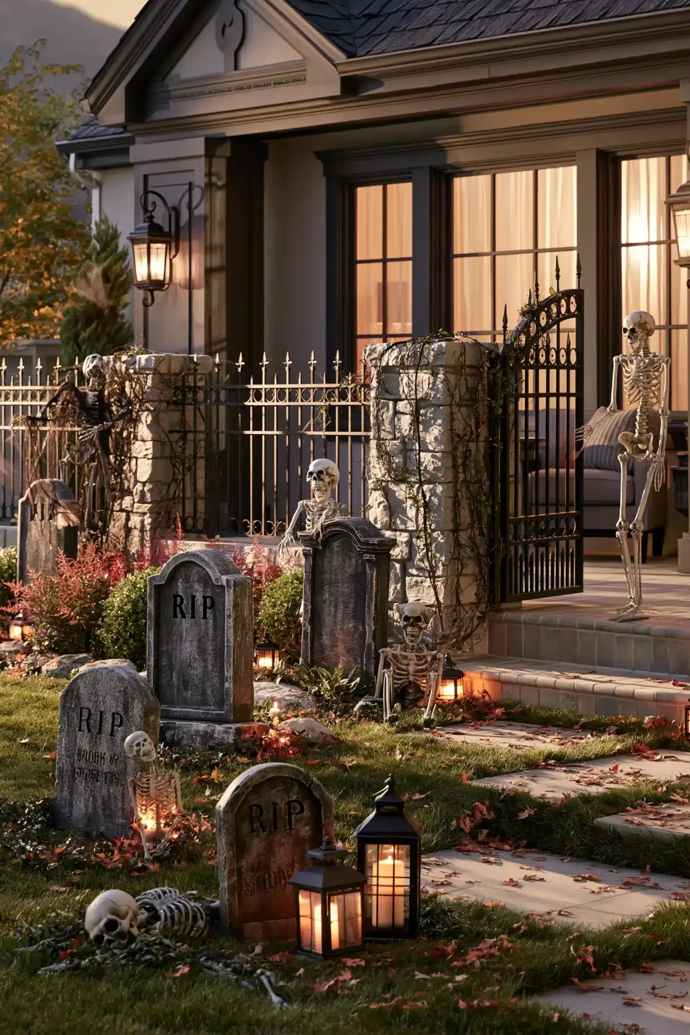 outdoor halloween decor