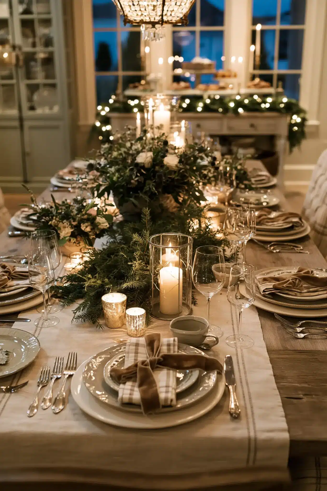 neutral christmas decor