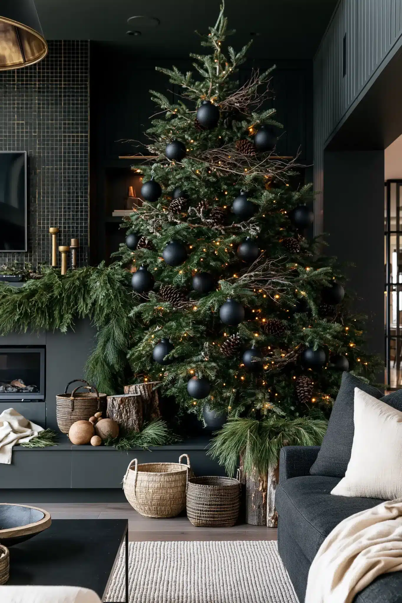 moody christmas decor
