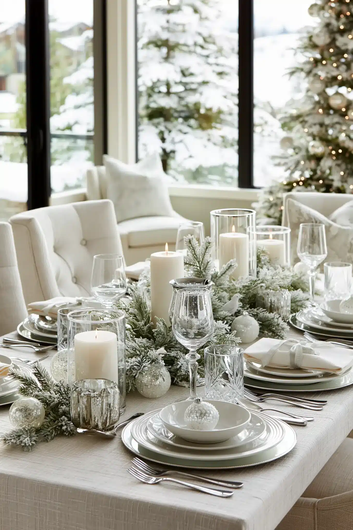 christmas table decor