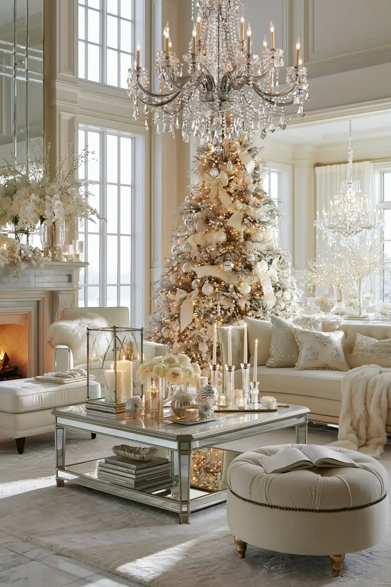 white christmas decor