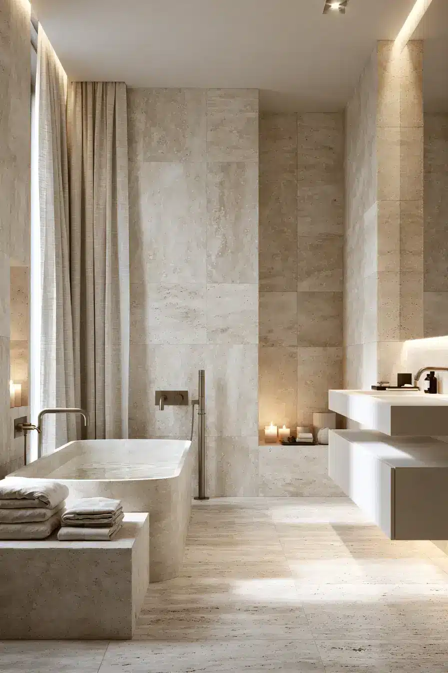 stone bathroom