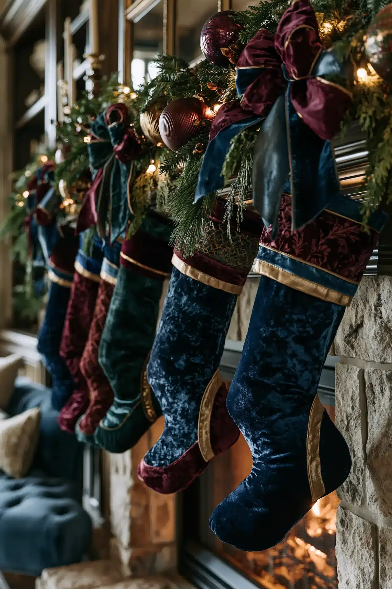 christmas mantle decor