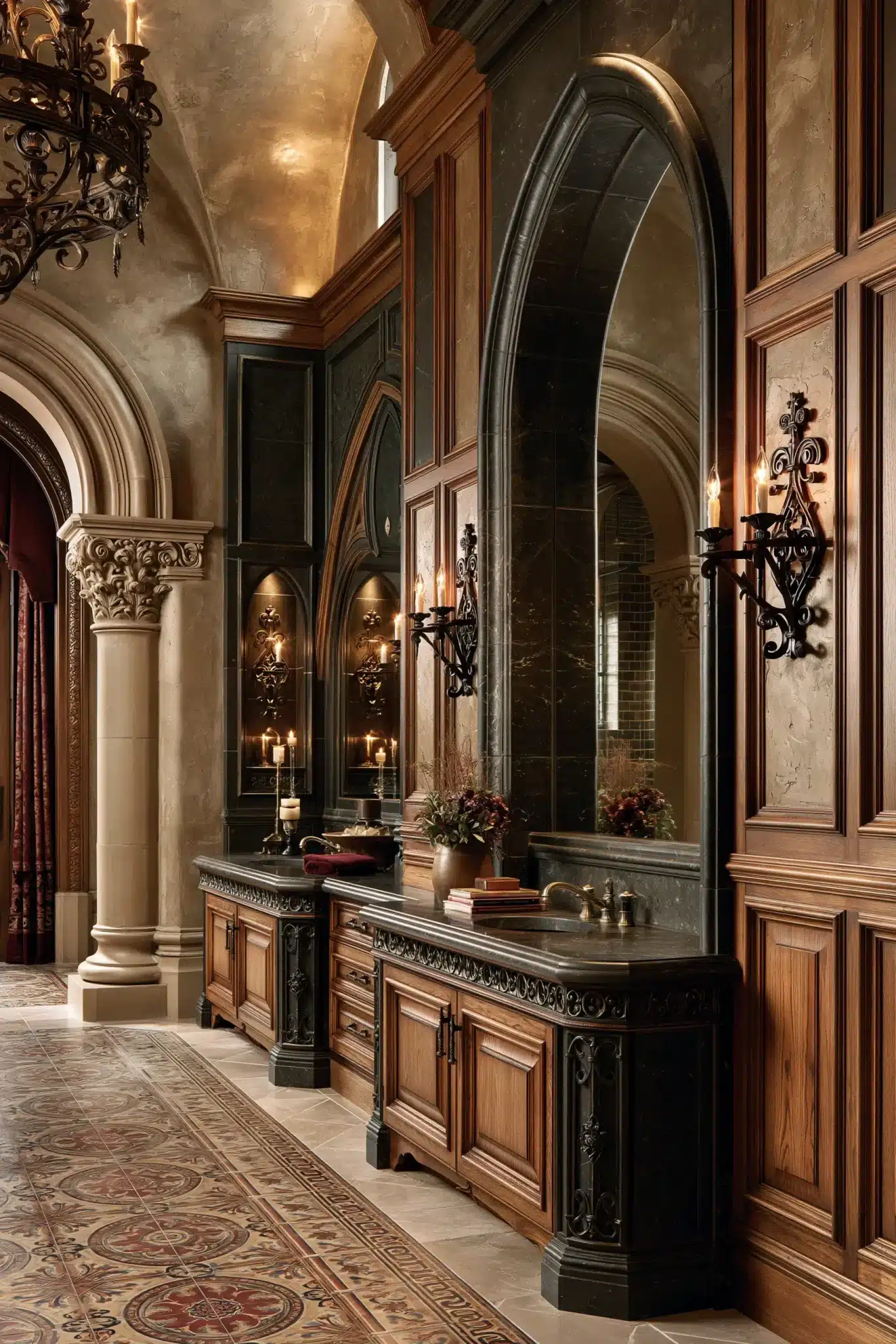 gothic bathroom