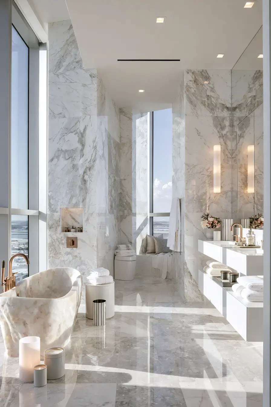 stone bathroom