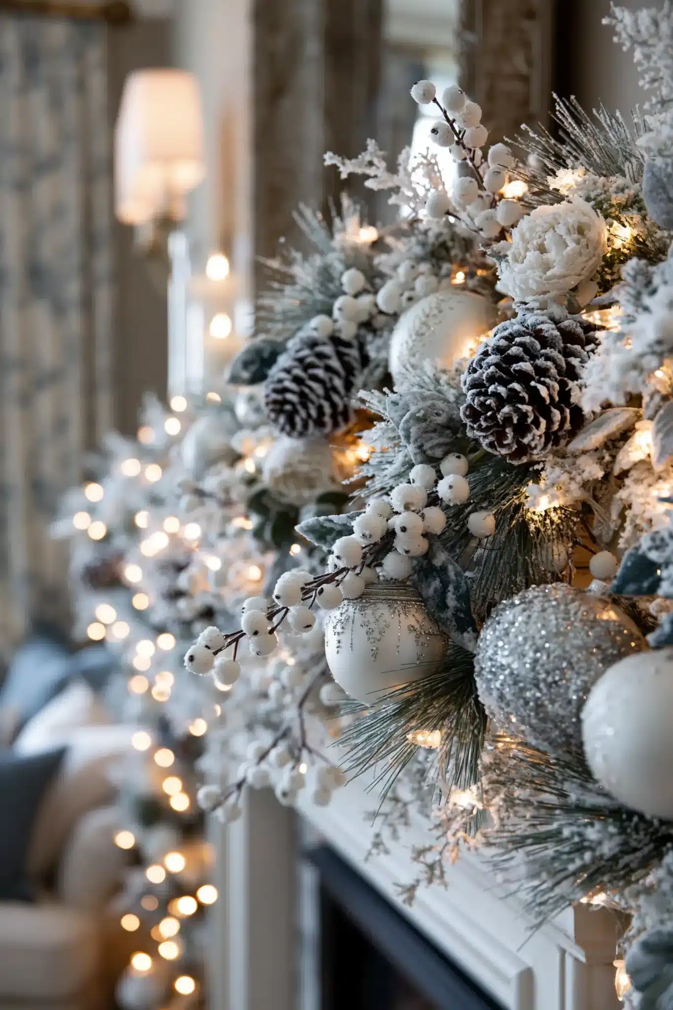 christmas mantle decor