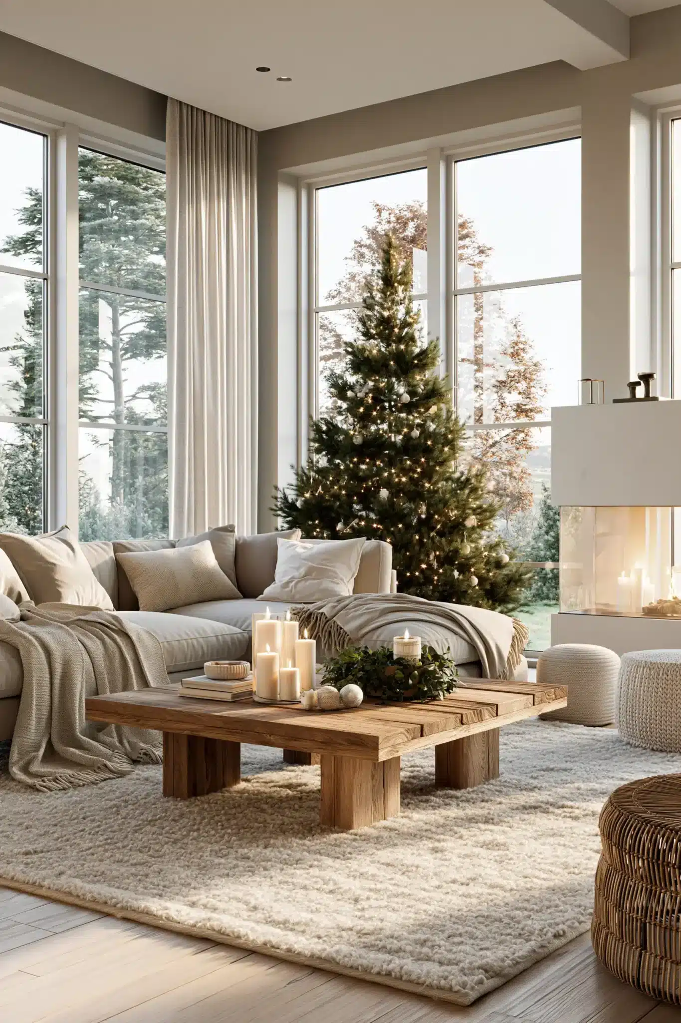white christmas decor